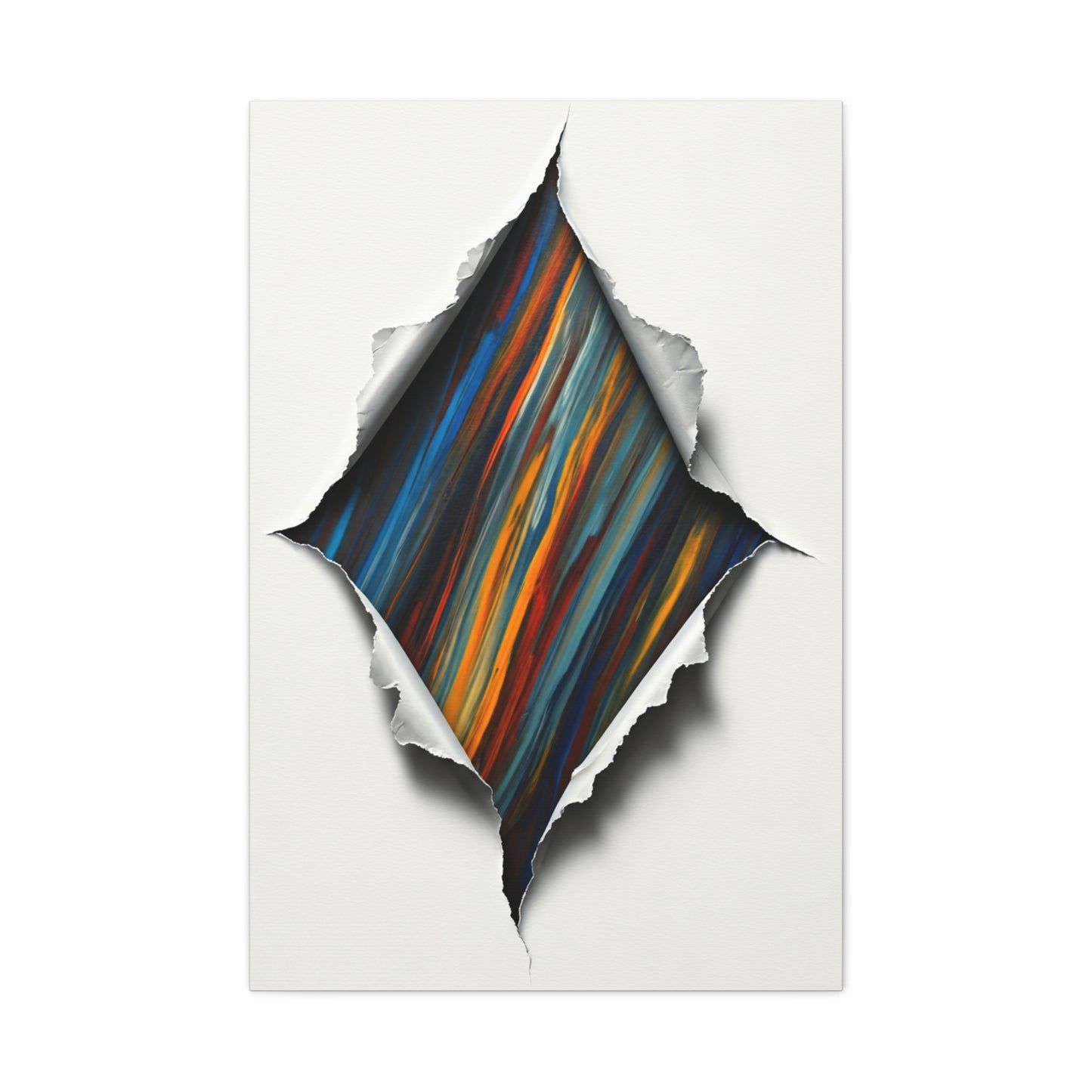 Fractured Color Core Abstract Wall Art & Canvas Prints