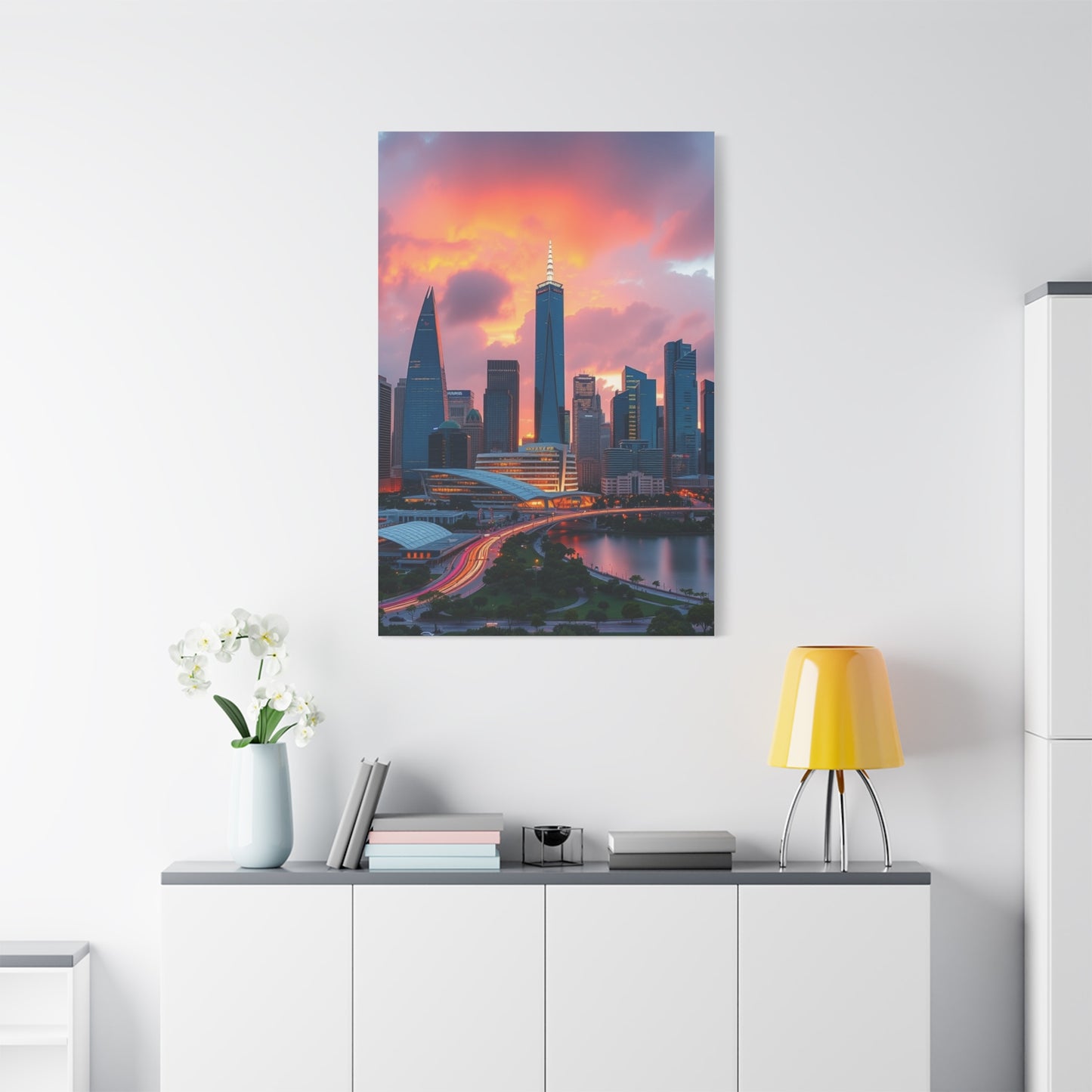 Supreme Houston Skylines Art Collection Wall Art & Canvas Print