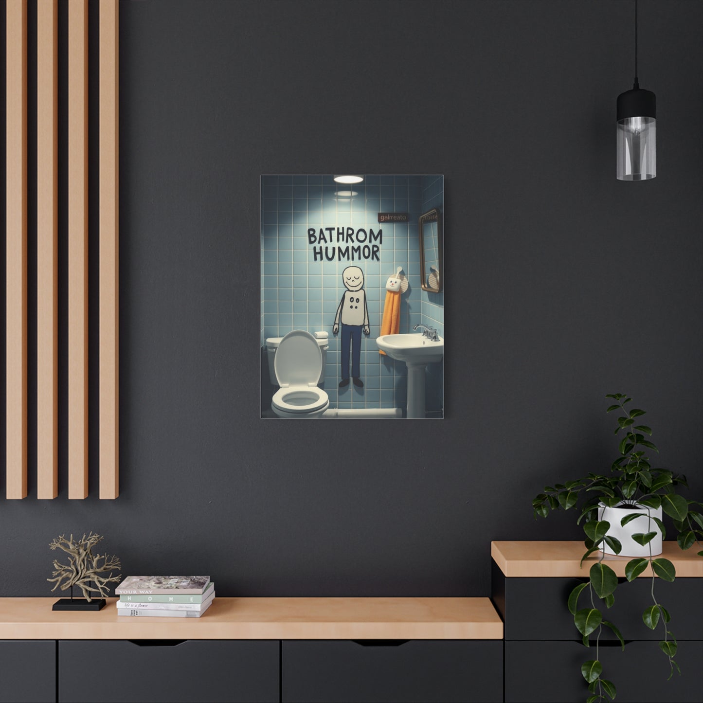 Collection Bathroom Humor Art Art Wall Art & Canvas Print
