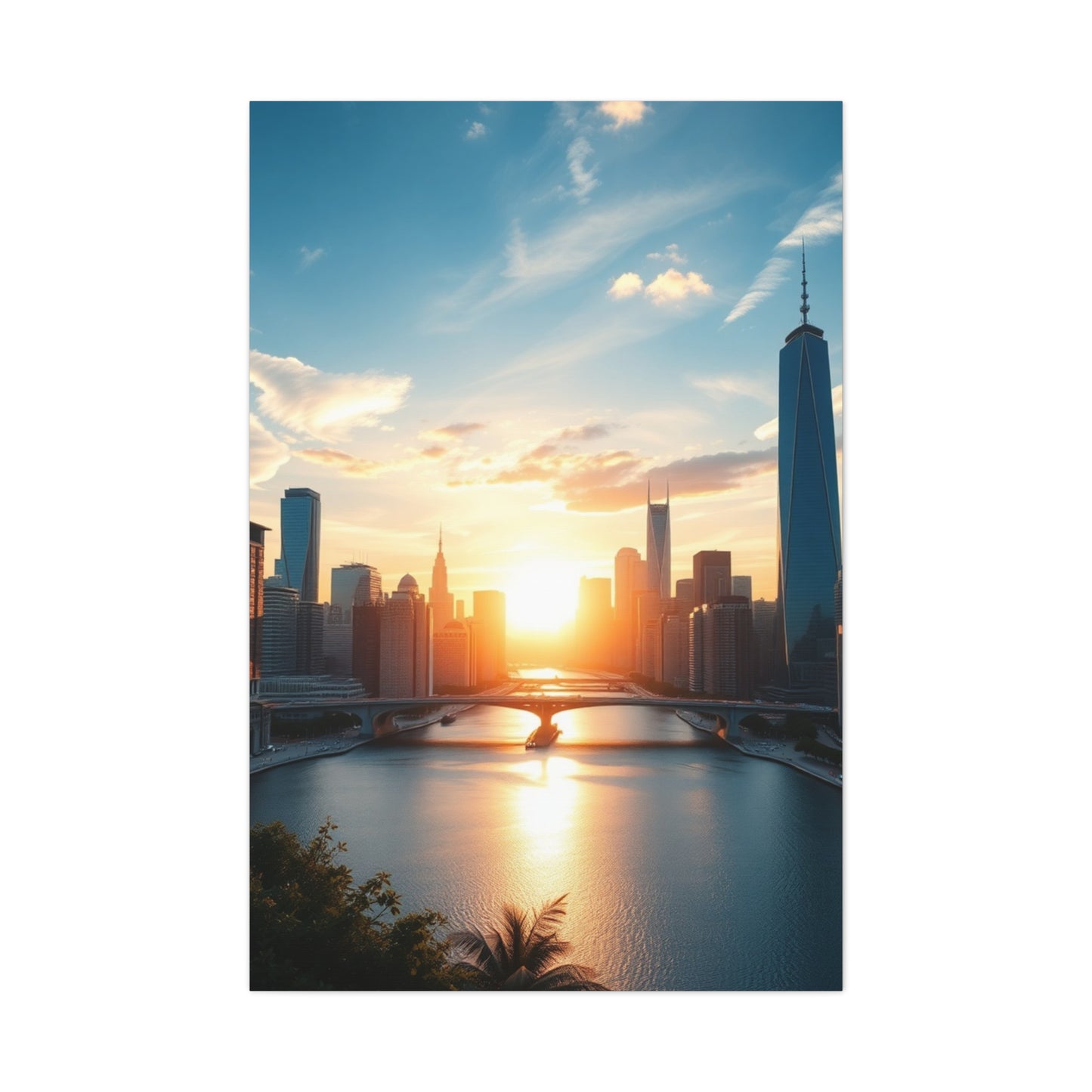 Skyline Grandeur Canvas Wall Art & Canvas Print