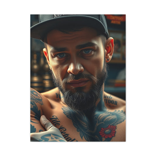 Masterpiece Tattoo Parlor Art Vision Wall Art & Canvas Print