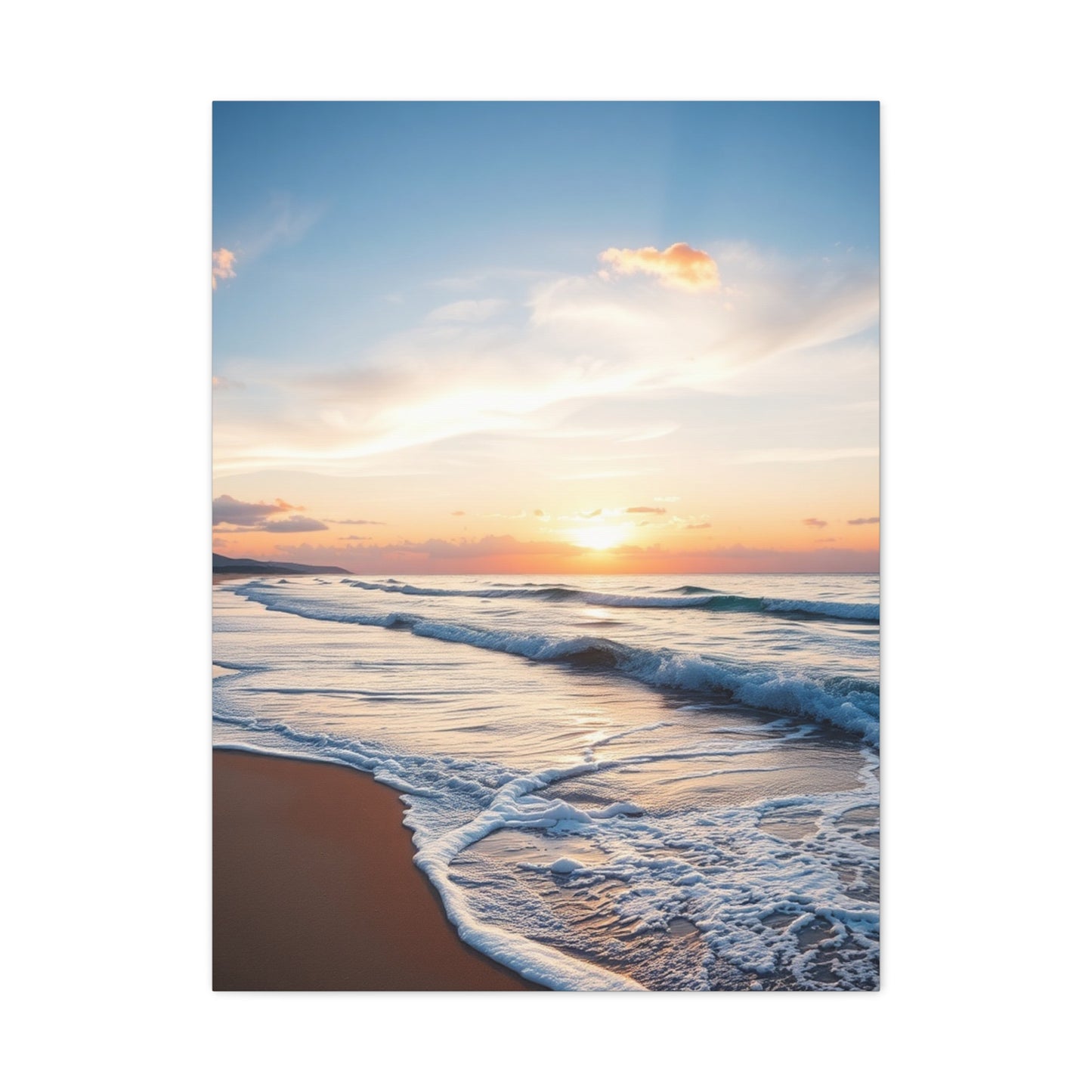 Beach Sunrise and Sunset Art Supreme Gallery Wall Art & Canvas Print