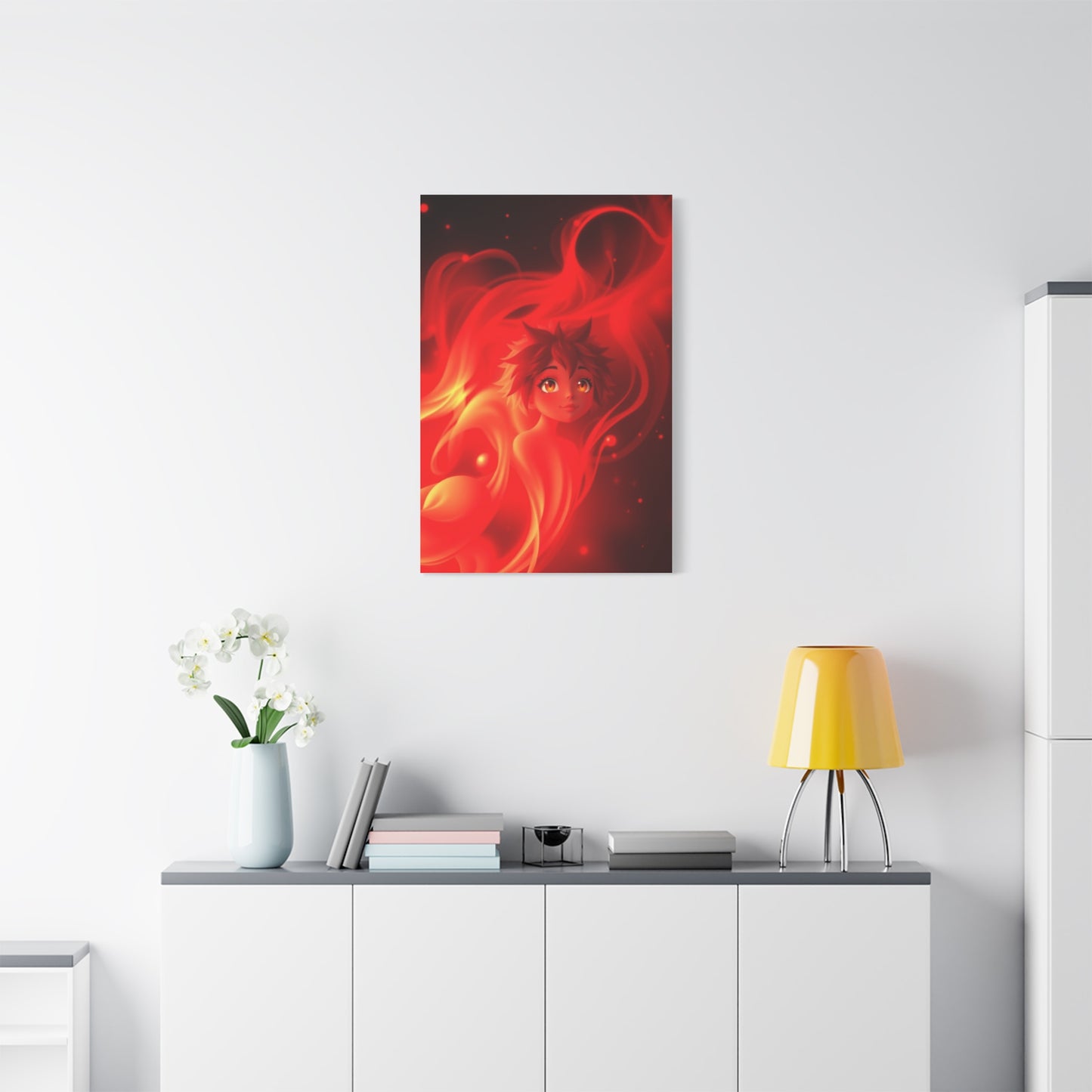 Scarlet Elegance Artwork Wall Art & Canvas Print