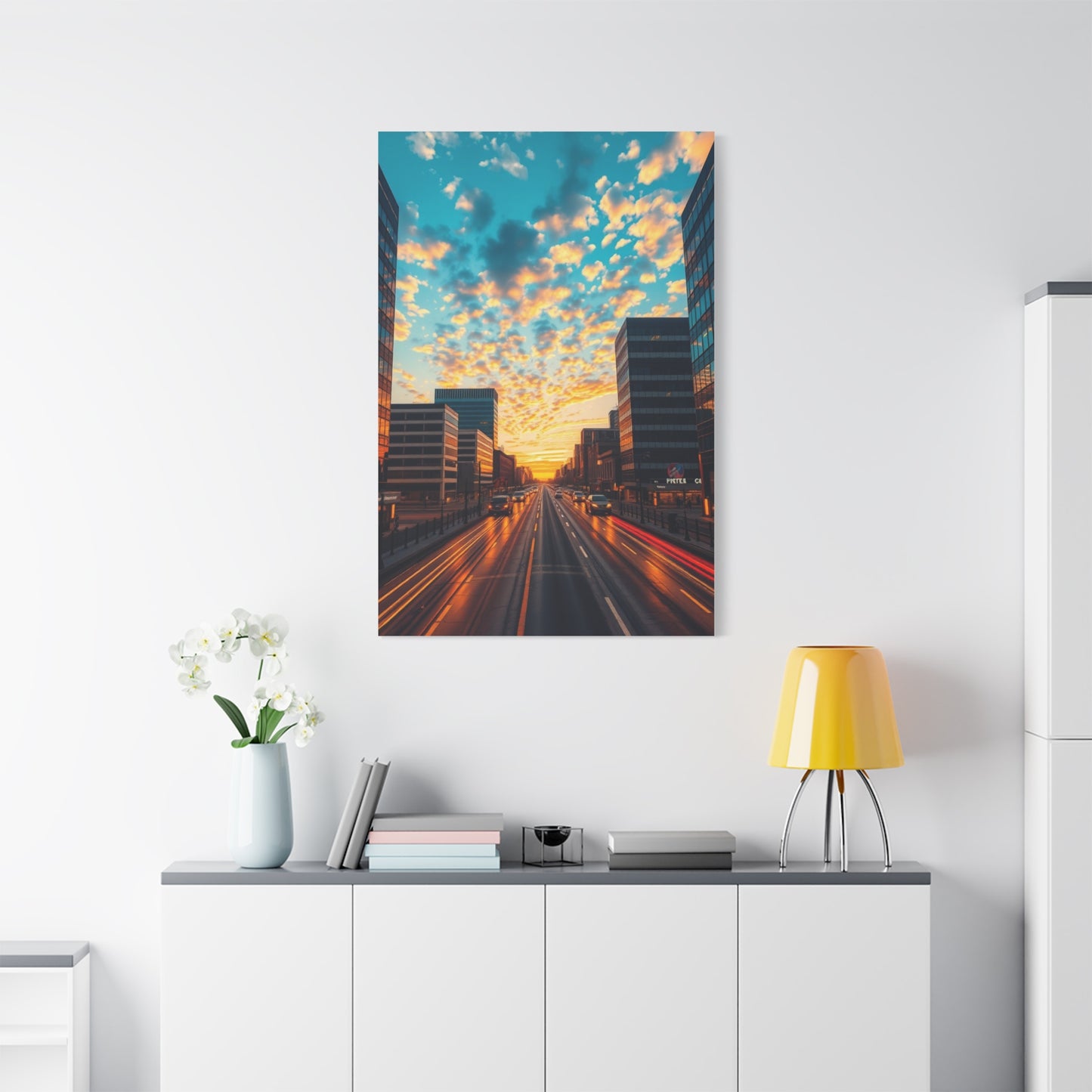 Elite Michigan Sky Media Art Vision Wall Art & Canvas Print