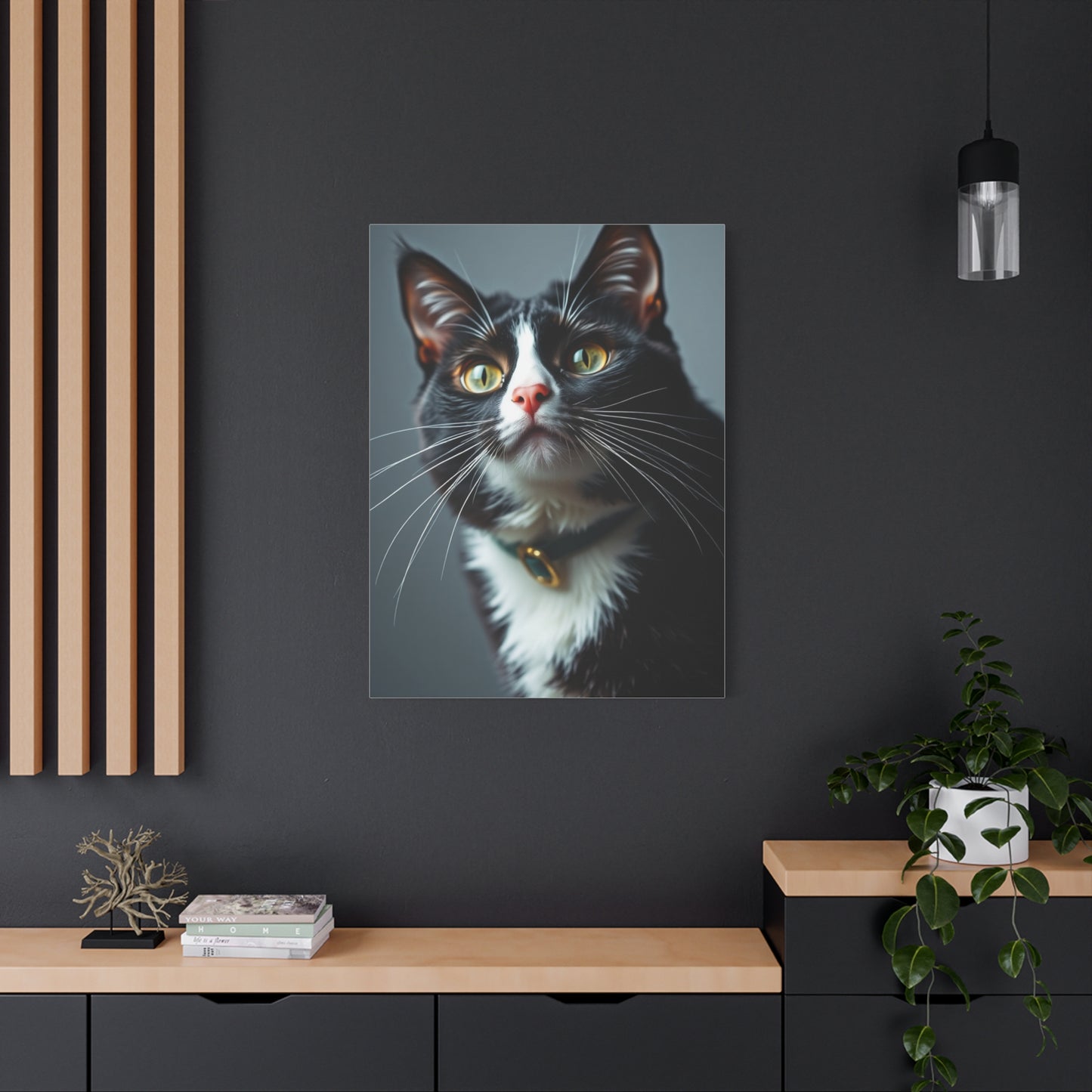 Supreme Tuxedo Cat Art Collection Wall Art & Canvas Print