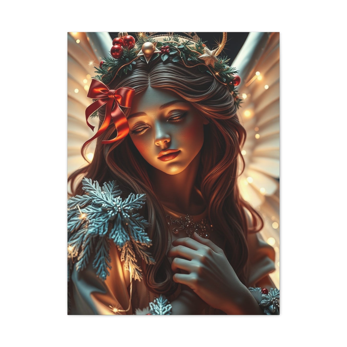 Christmas Angel Art Luxury Canvas Wall Art & Canvas Print