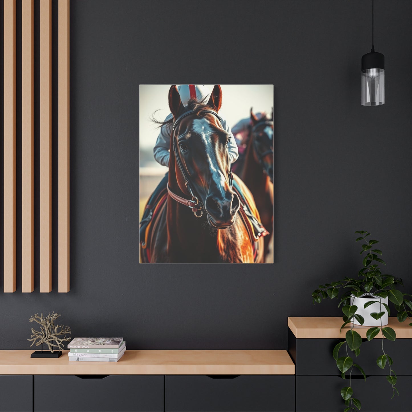 Masterpiece Horse Racing Art Vision Wall Art & Canvas Print
