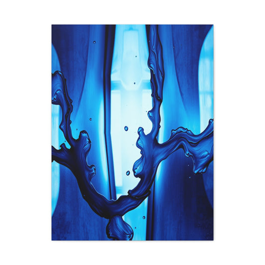 Elite Blue Abstract Art Vision Wall Art & Canvas Print