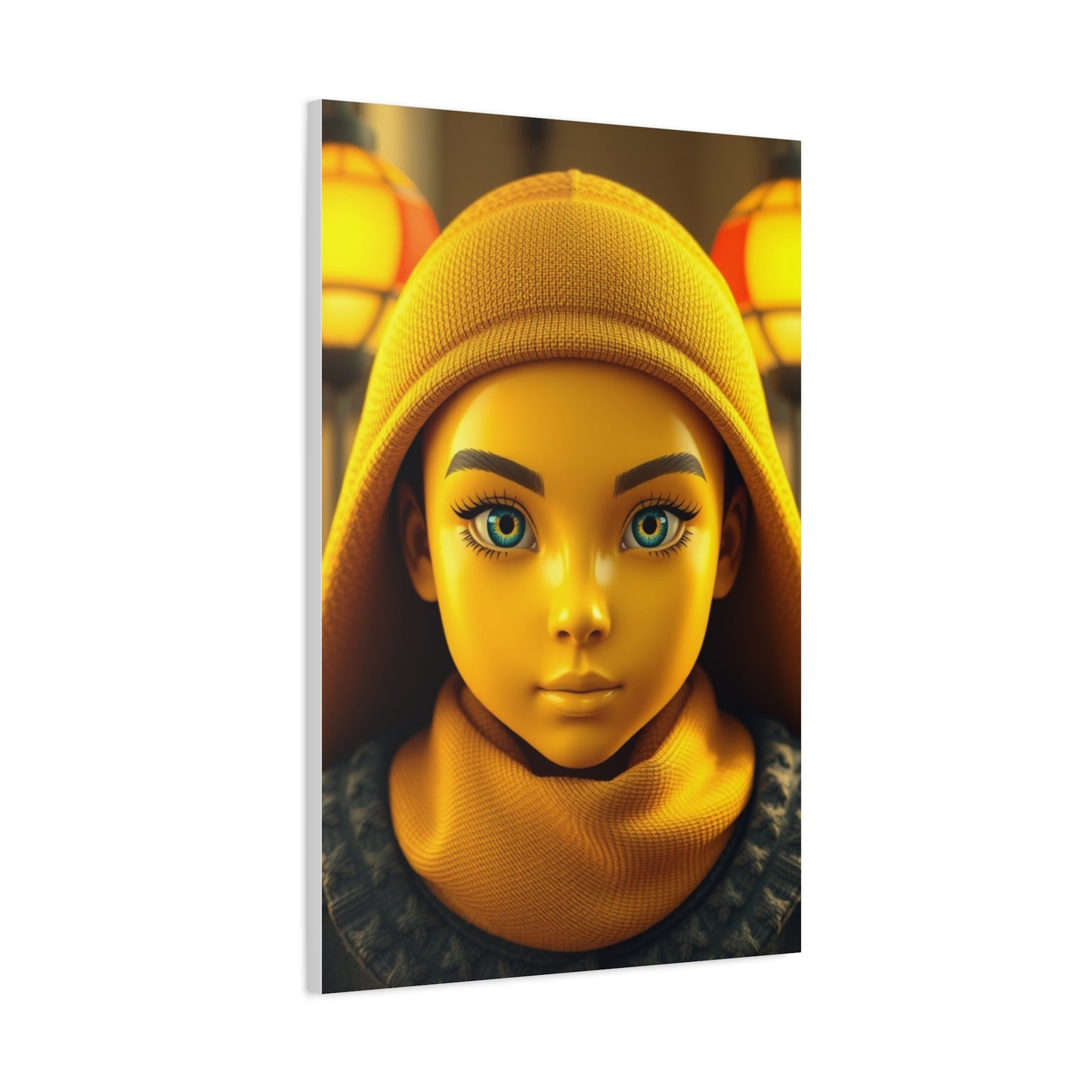 Radiant Ochre Tableau Wall Art & Canvas Print