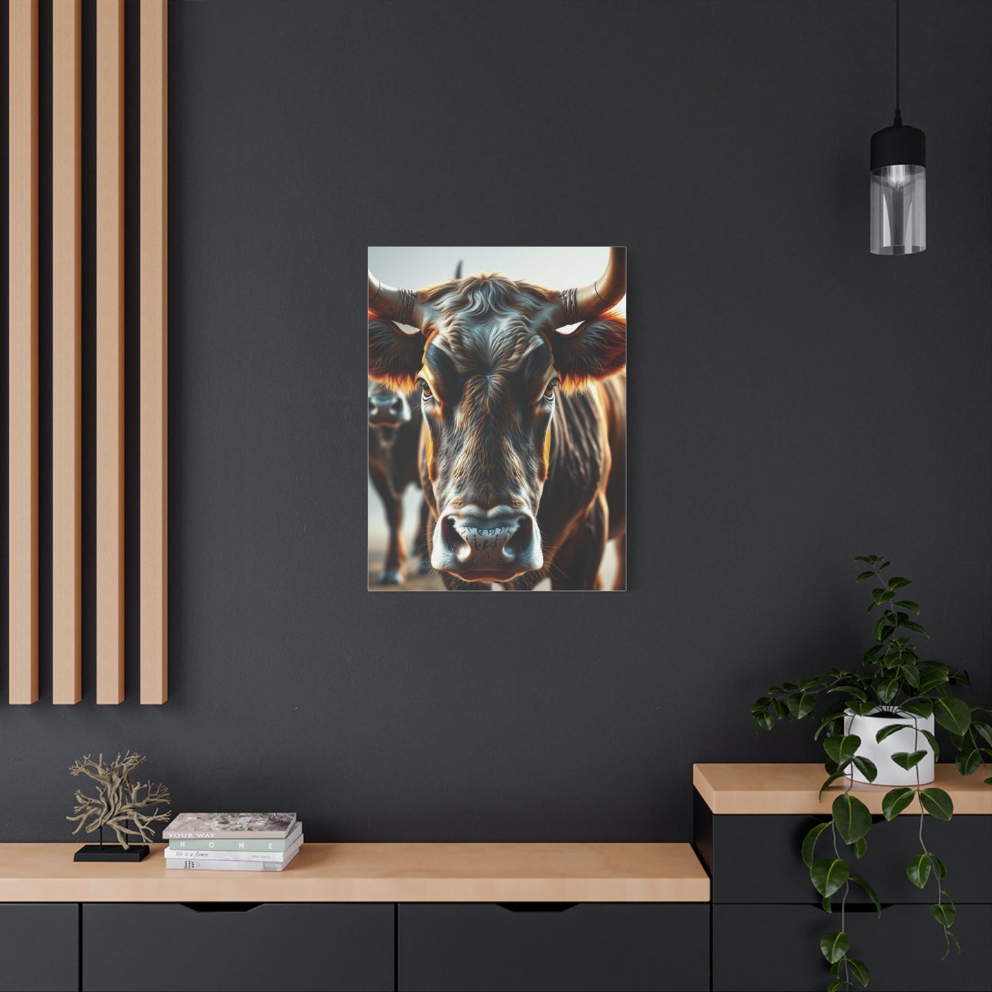 Bovine Majesty Canvas Collection Wall Art & Canvas Print