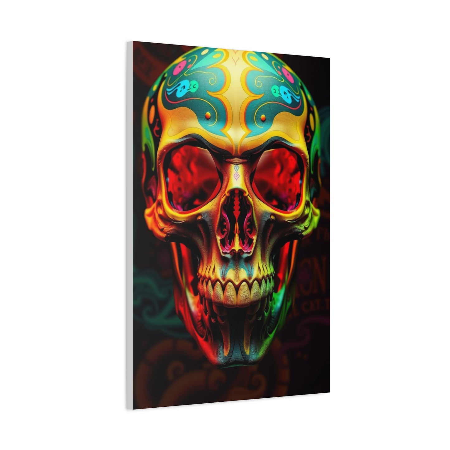 Ethereal Skull Illusion Wall Art & Canvas Print