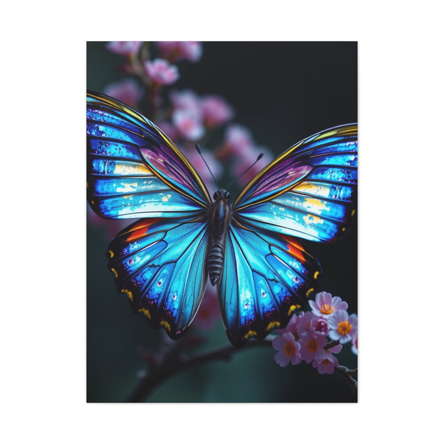 Opulent Lepidopteran Elegance Wall Art & Canvas Print