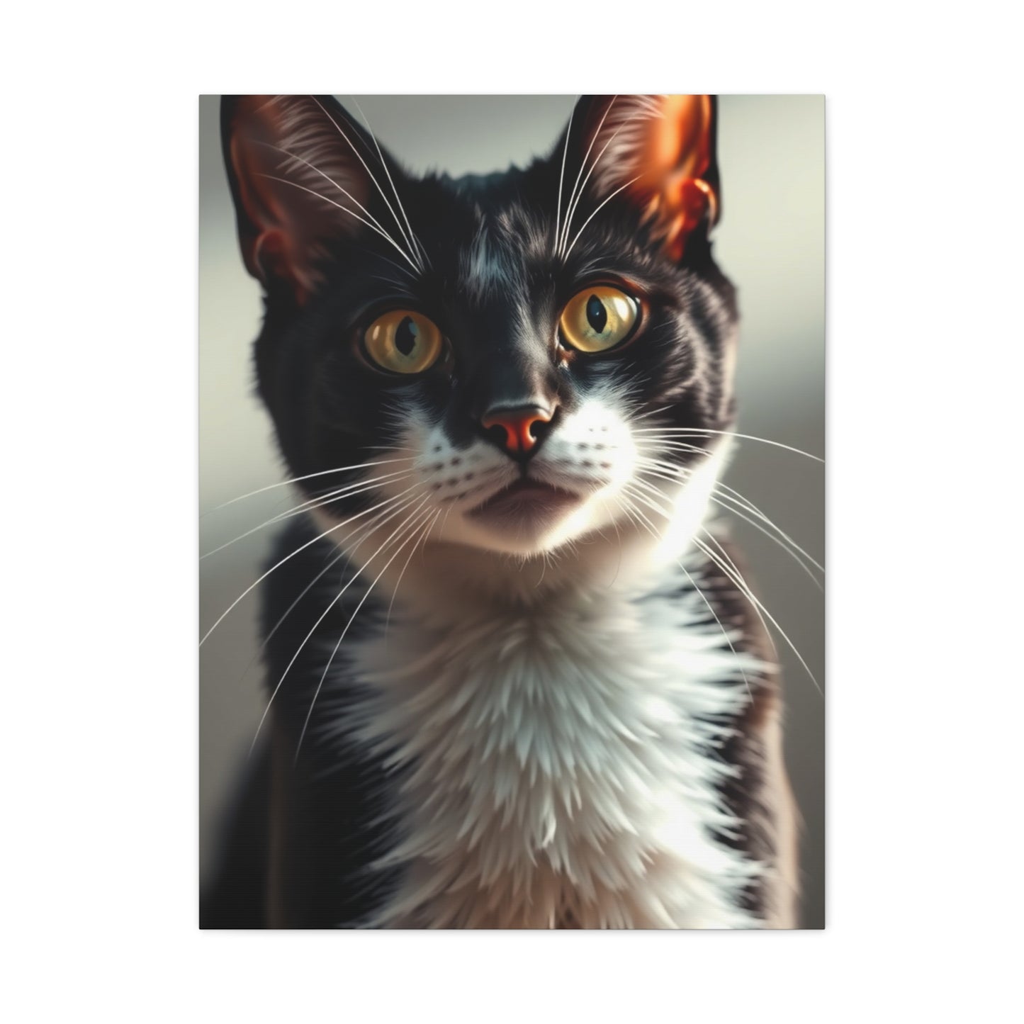 Vision Tuxedo Cat Art Art Wall Art & Canvas Print