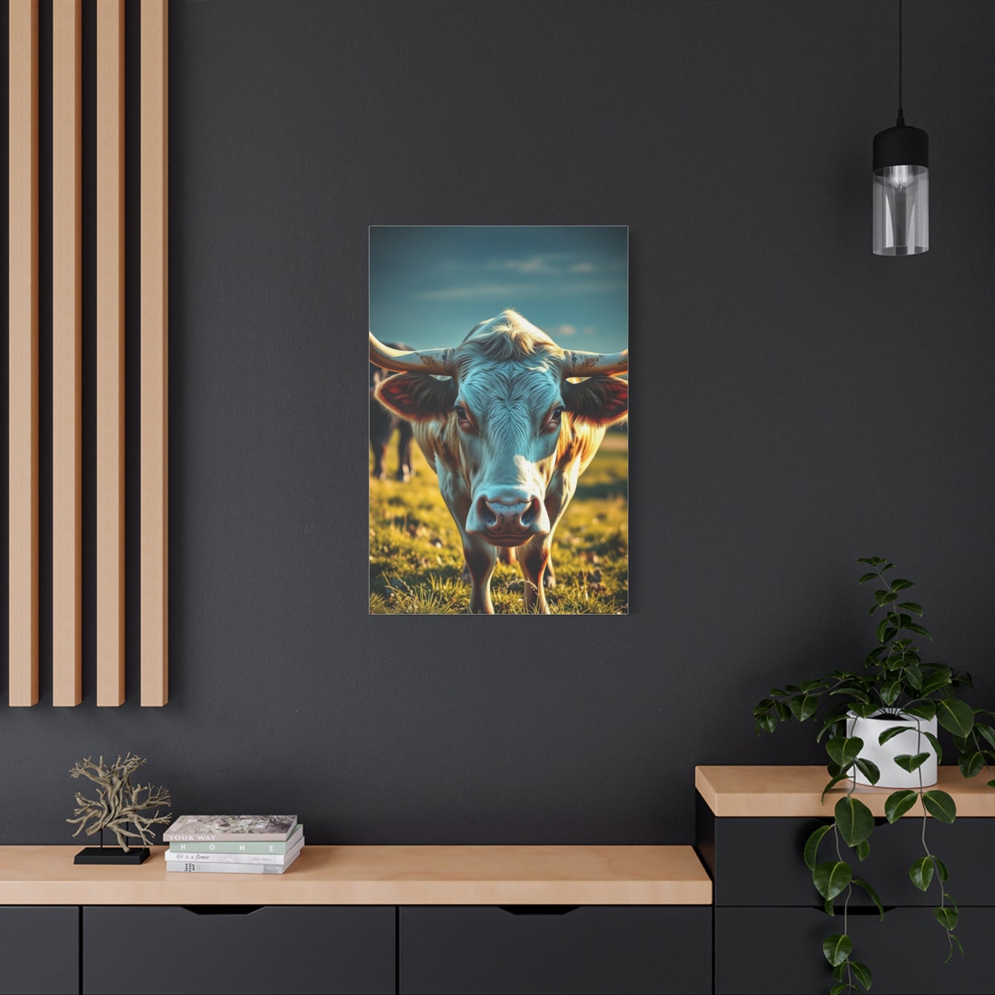 Aurochs Reverie Art Canvas Wall Art & Canvas Print