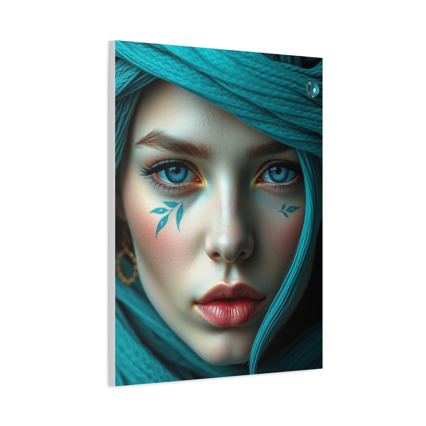 Turquoise Whisper Tapestry wall art & canvas print