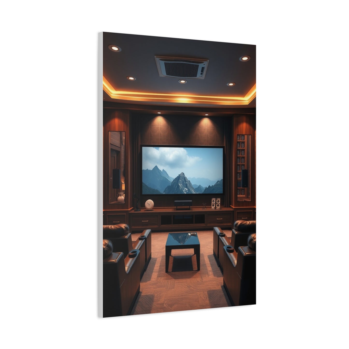 Refined Cinematic Tableau Wall Art & Canvas Print