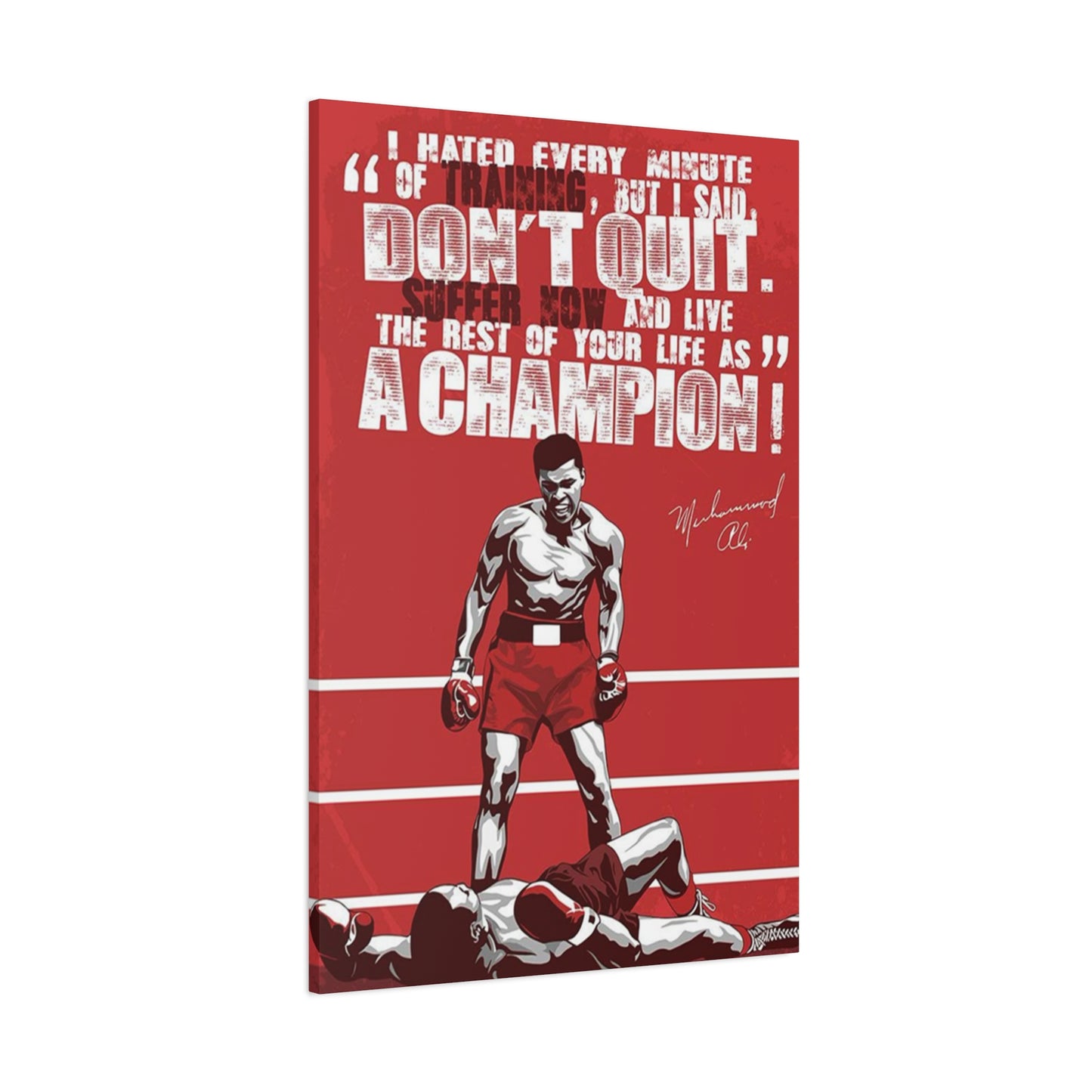 Mahummad Ali Poster Wall Art & Canvas Prints