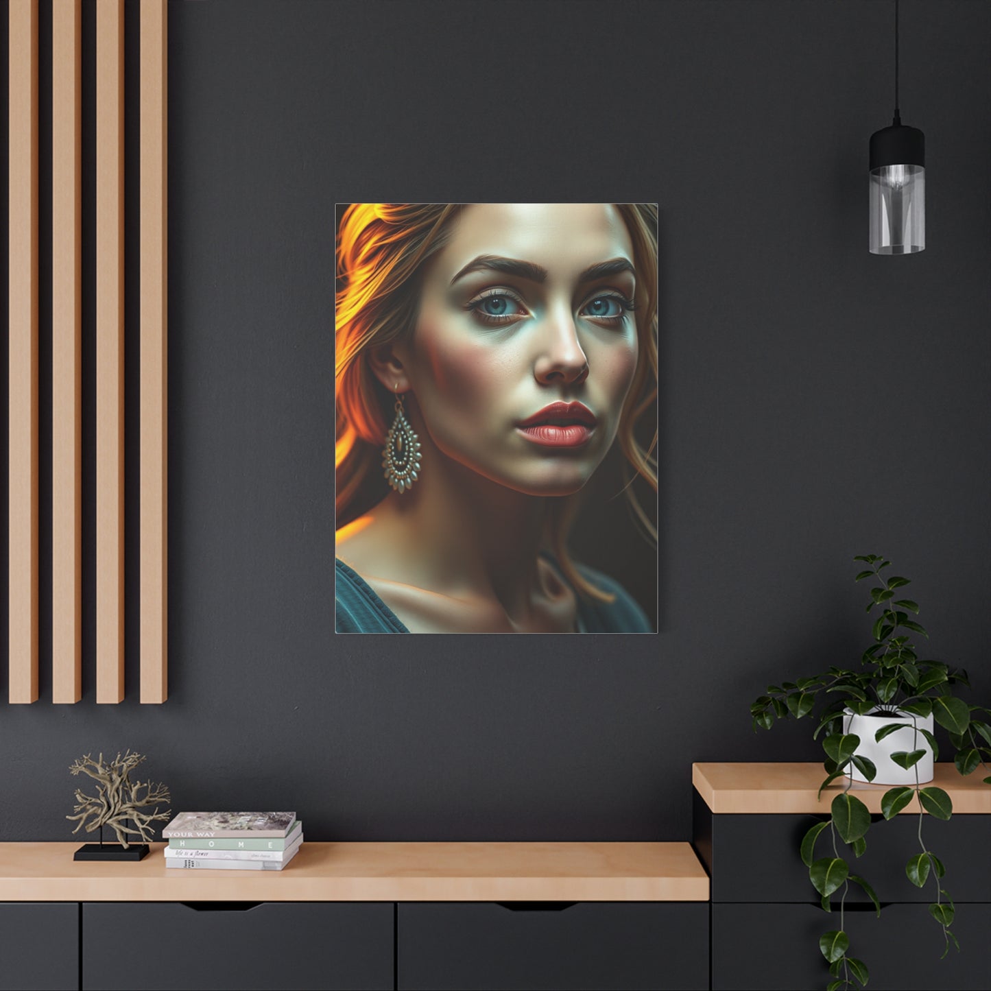 Celestial Muse Portrait Wall Art & Canvas Print