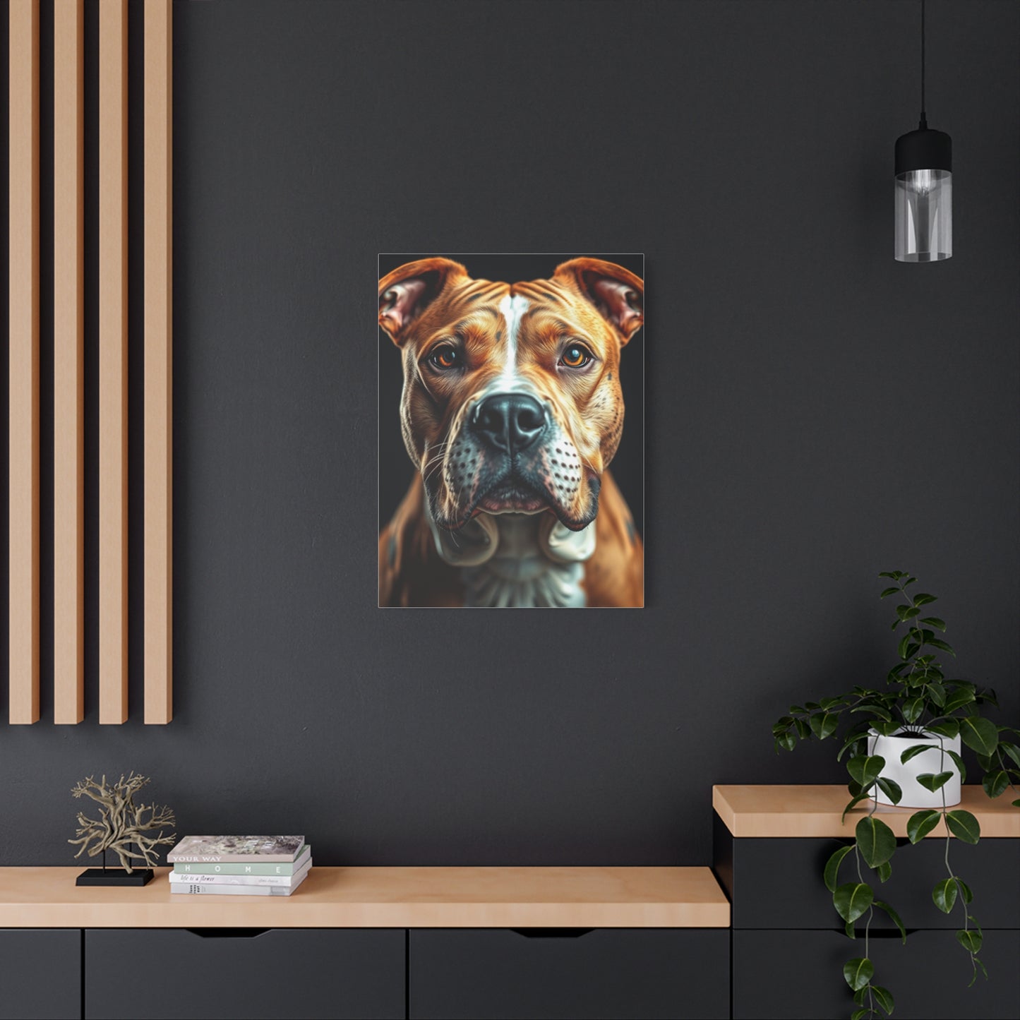 Pit Bull Art Luxury Canvas Wall Art & Canvas Print