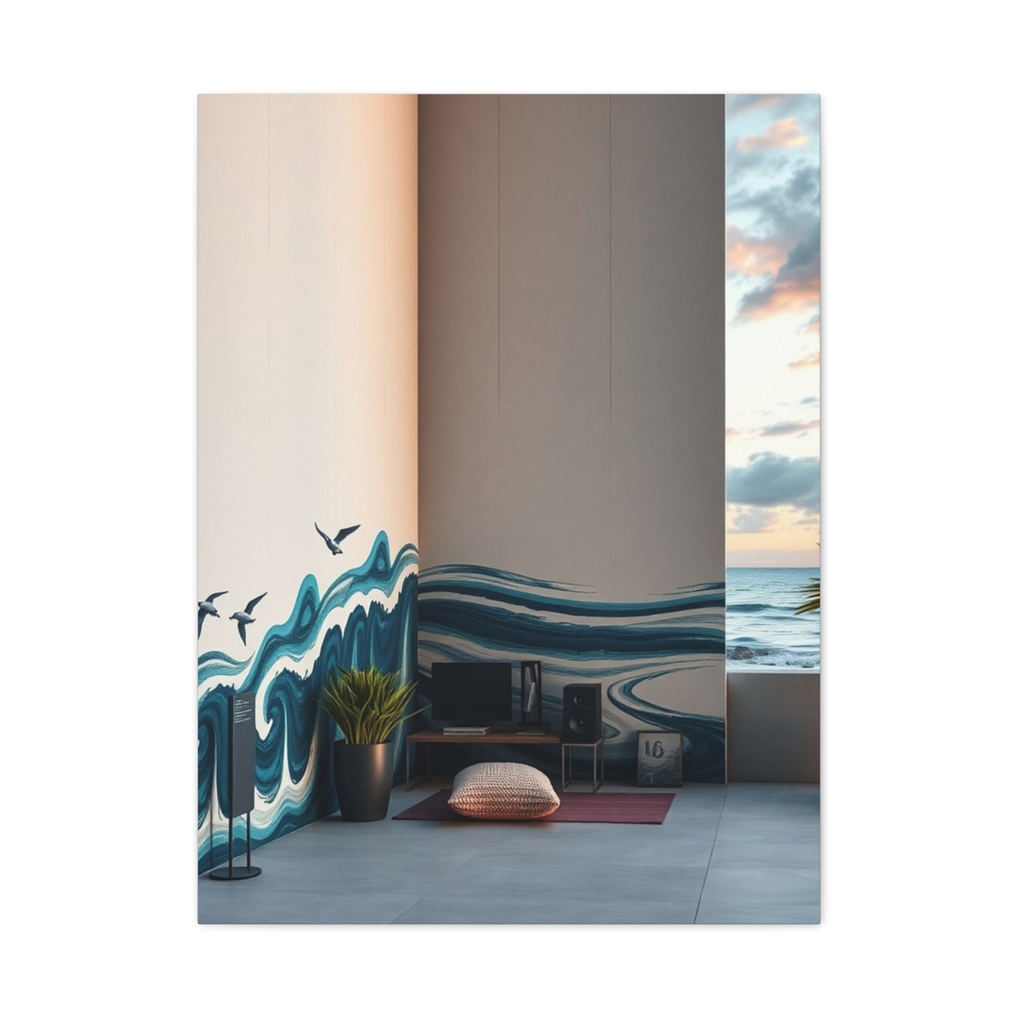 Coastal Chic Impression Wall Art & Canvas Print