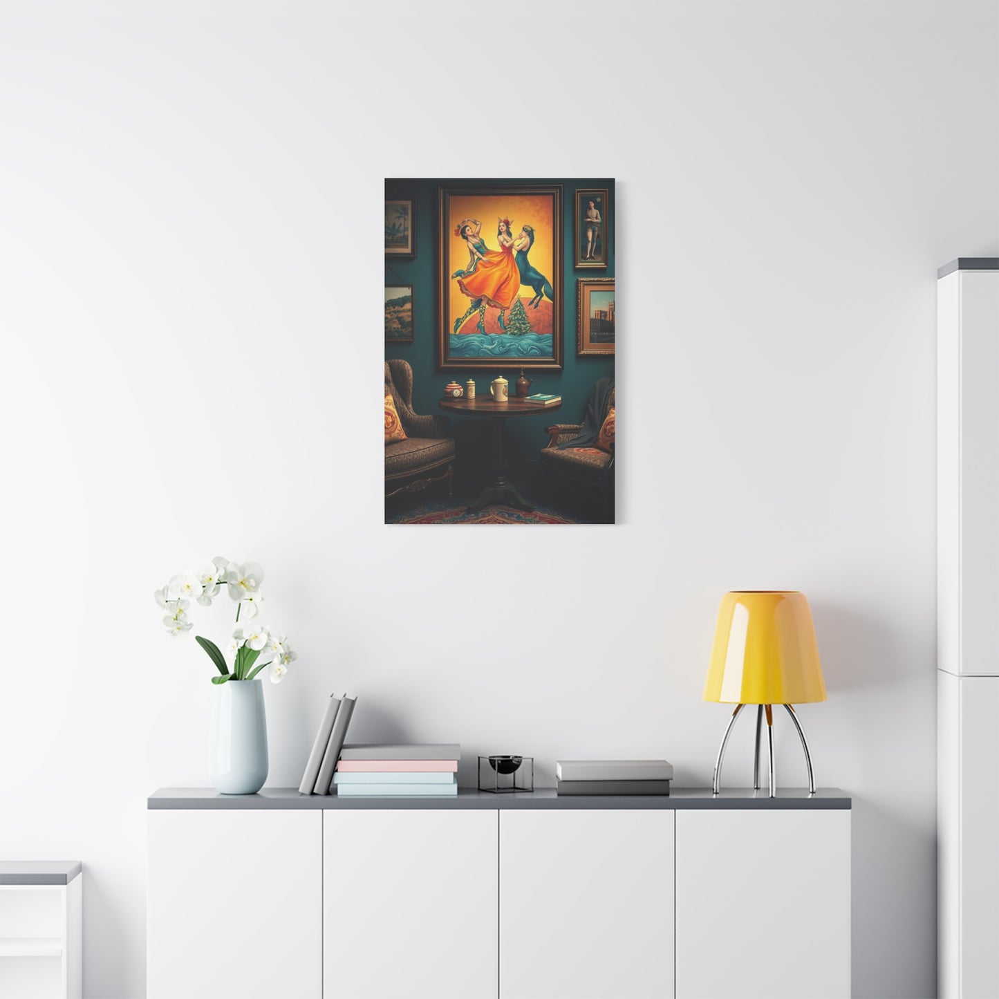 Nostalgic Artistry Display Wall Art & Canvas Print