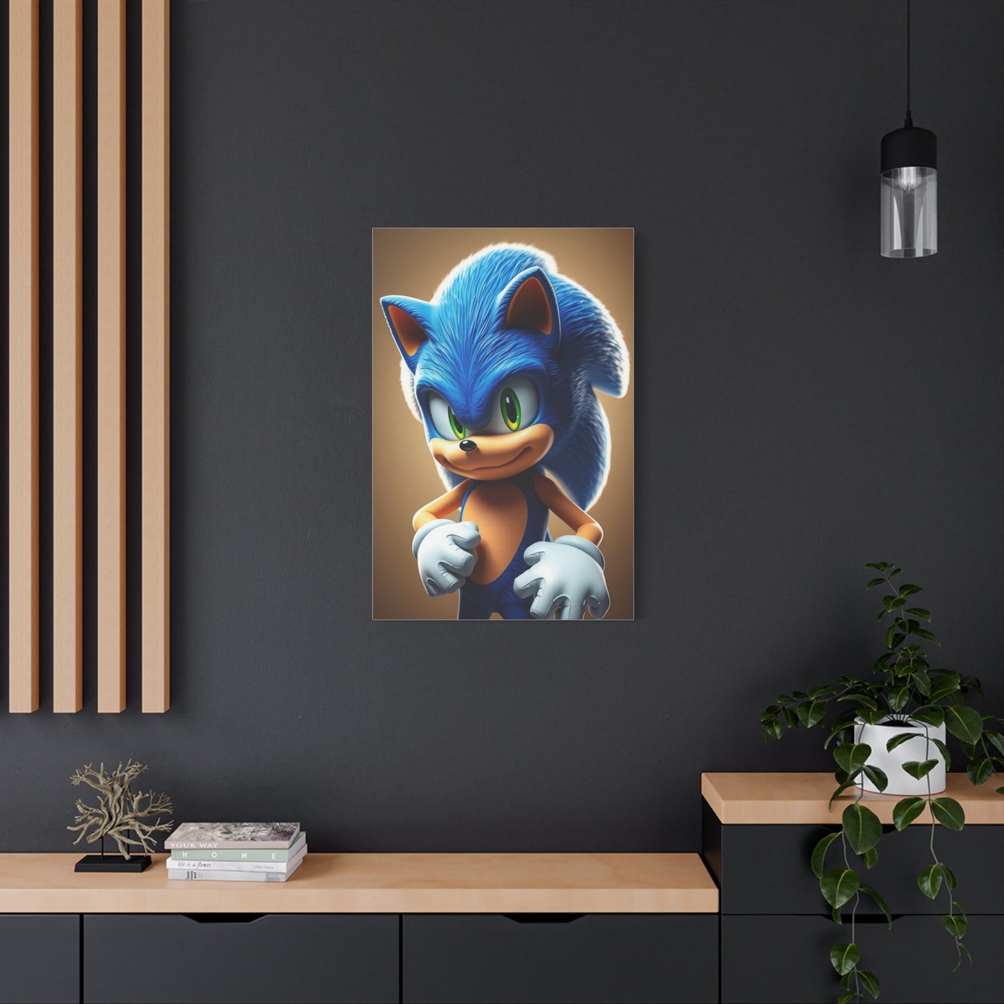 Vision Sonic the Hedgehog Art Art Wall Art & Canvas Print