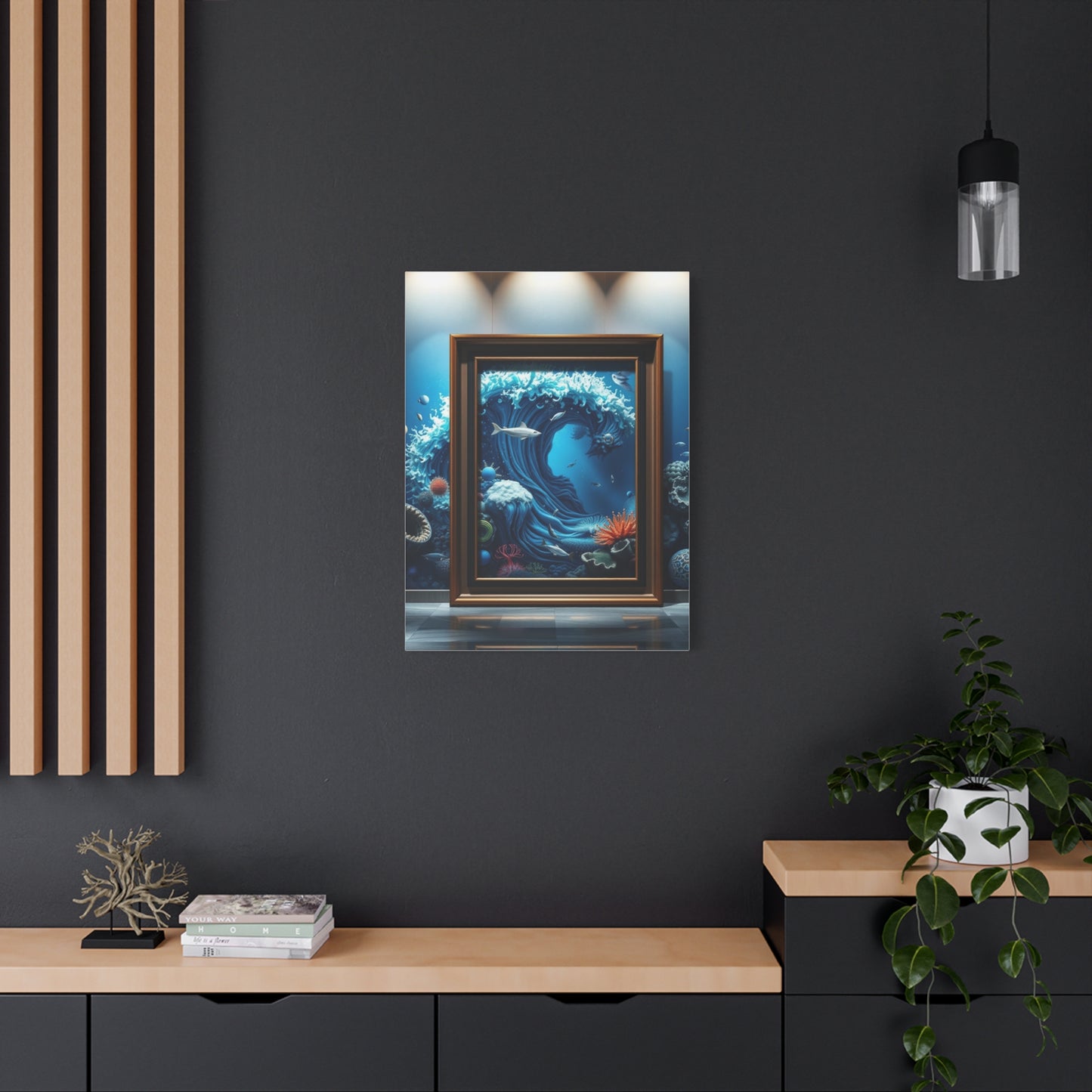 Azure Reverie Canvas Wall Art & Canvas Print