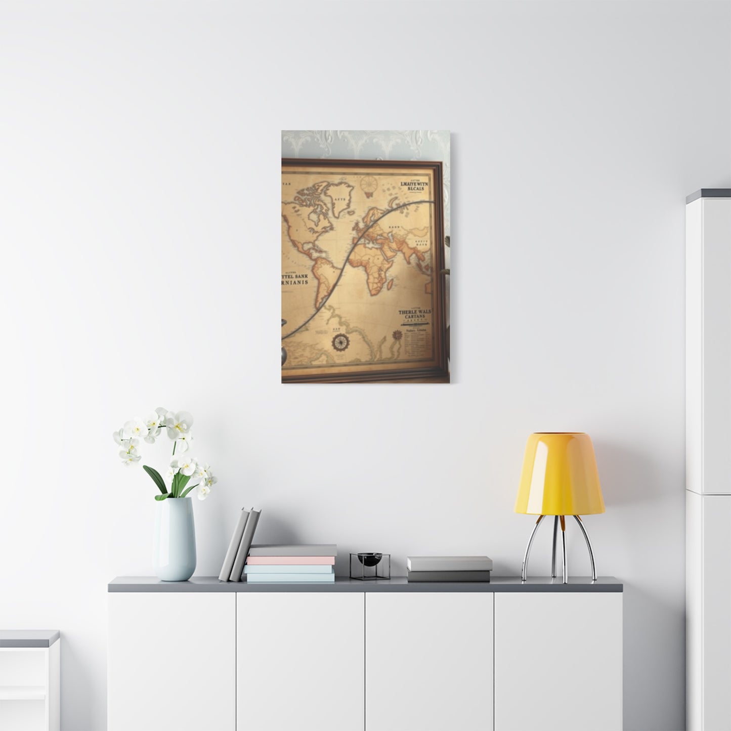 Antique Maps Art Artisan Canvas Wall Art & Canvas Print