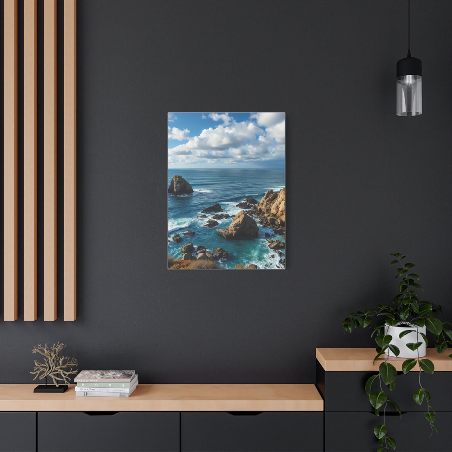 Luxe Maritime Horizon Wall Art & Canvas Print