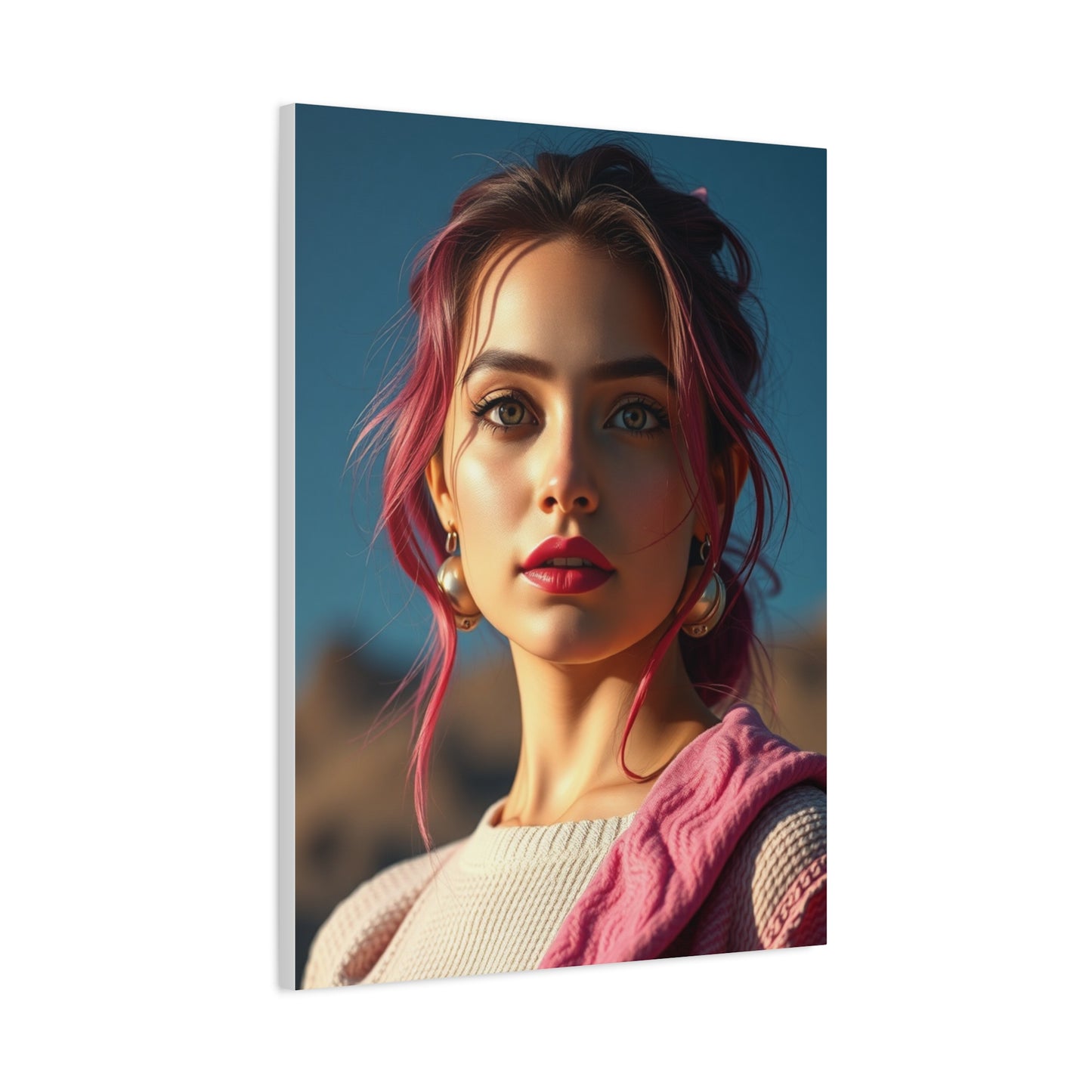 Rosy Horizon Canvas Wall Art & Canvas Print