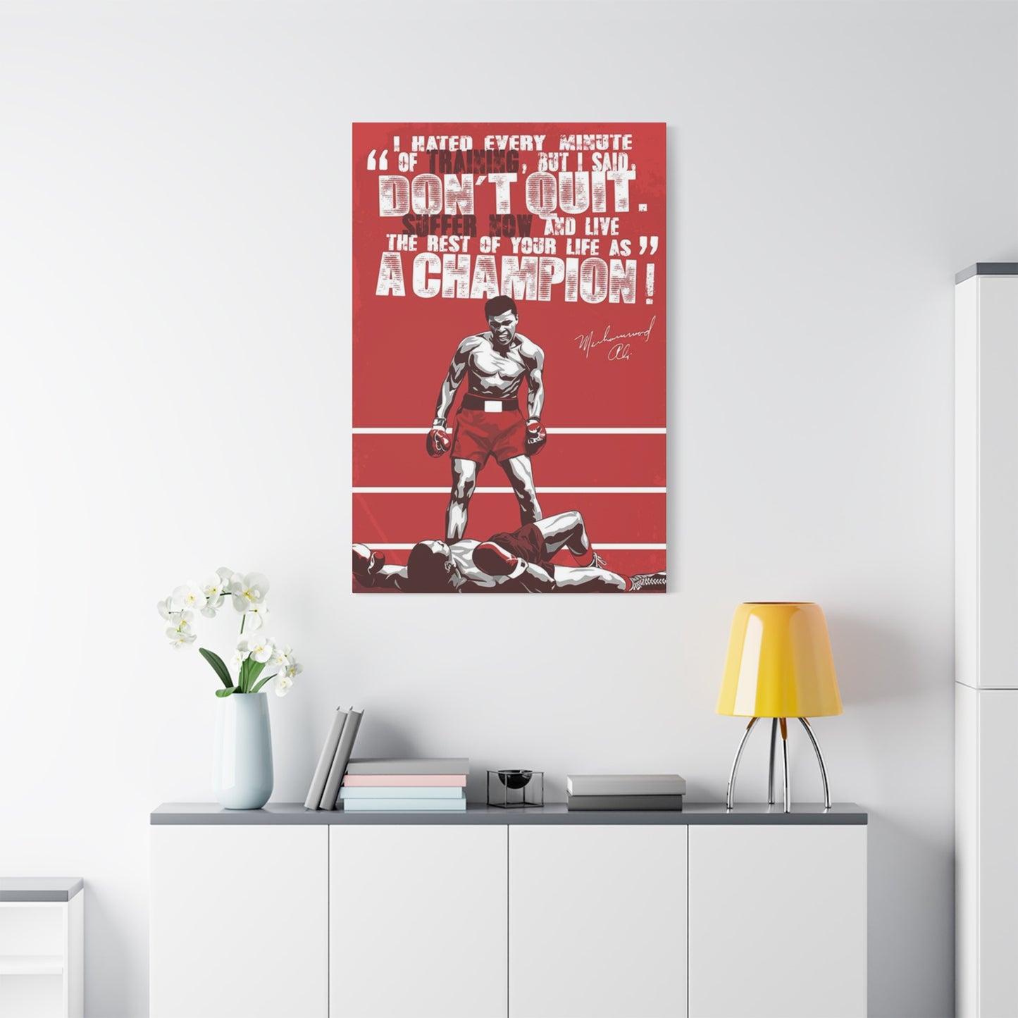 Mahummad Ali Poster Wall Art & Canvas Prints