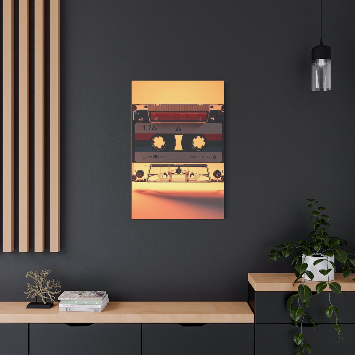 Cassette Tapes Art Luxury Canvas Wall Art & Canvas Print