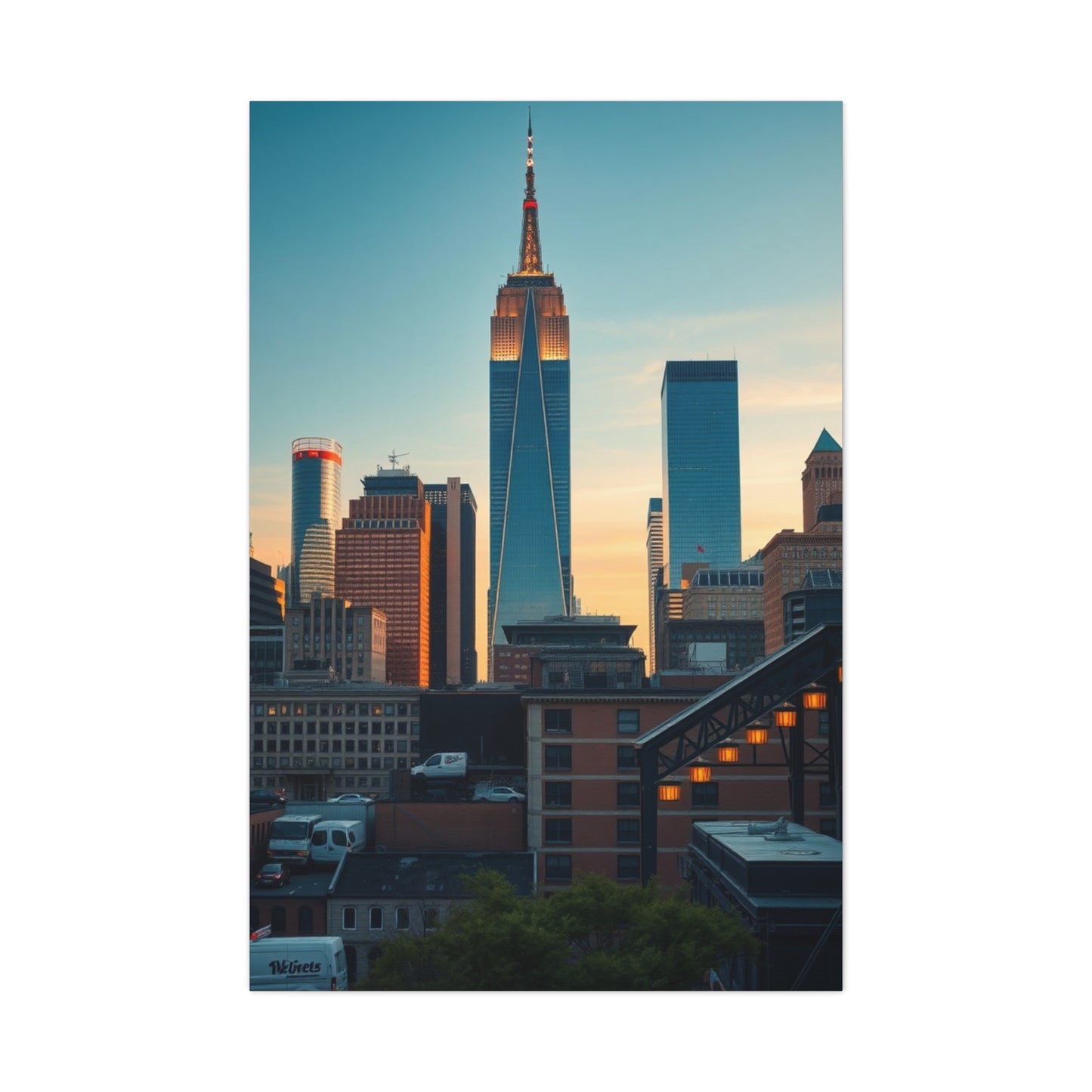 Skyward Promenade Elegance Wall Art & Canvas Print