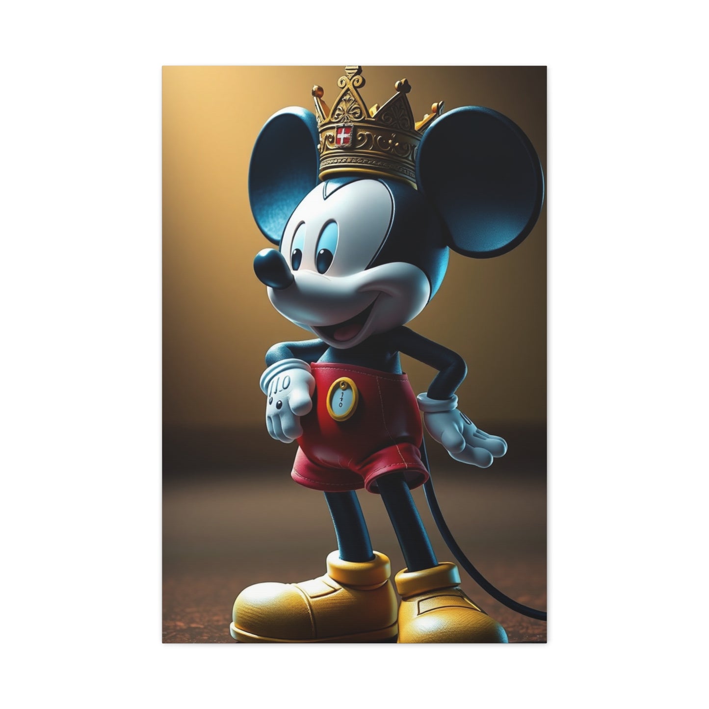 Regal Mickey Canvas Wall Art & Canvas Print
