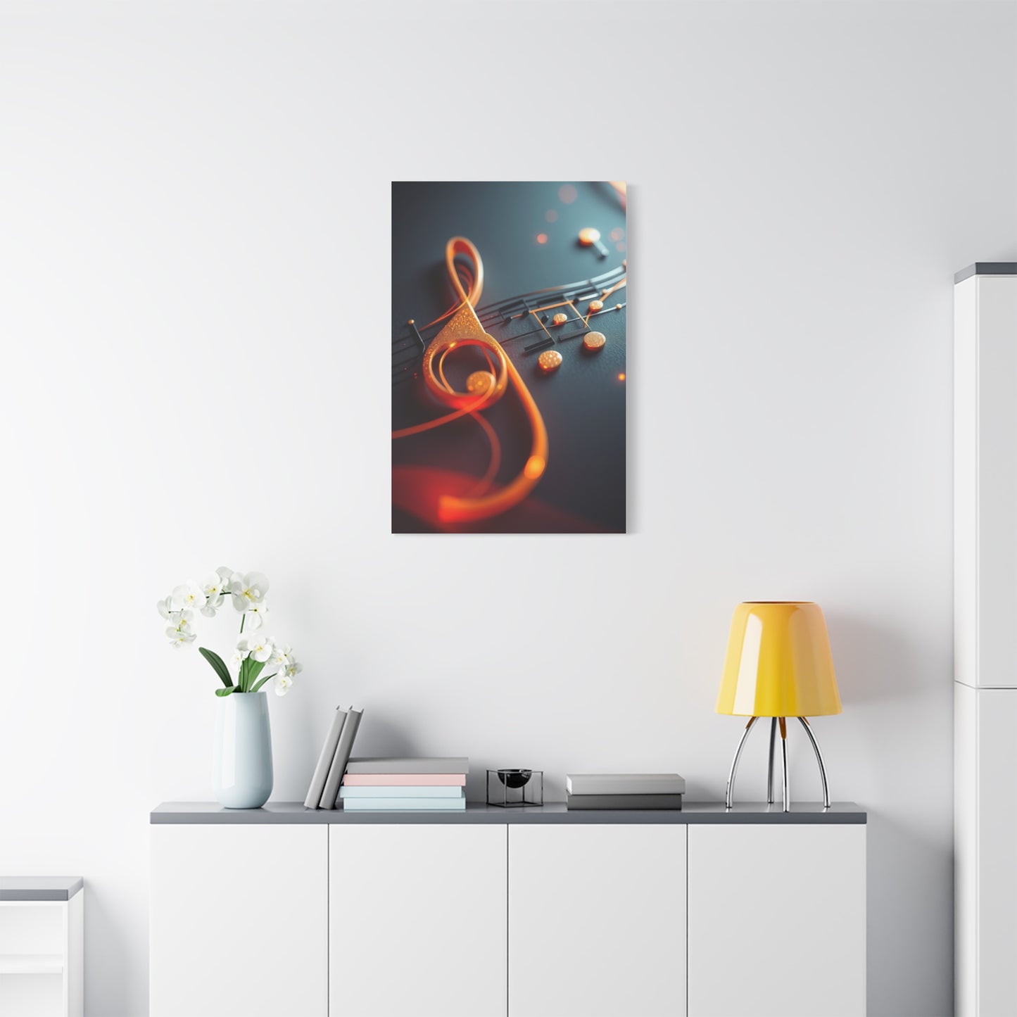 Vision Musical Notes Art Art Wall Art & Canvas Print