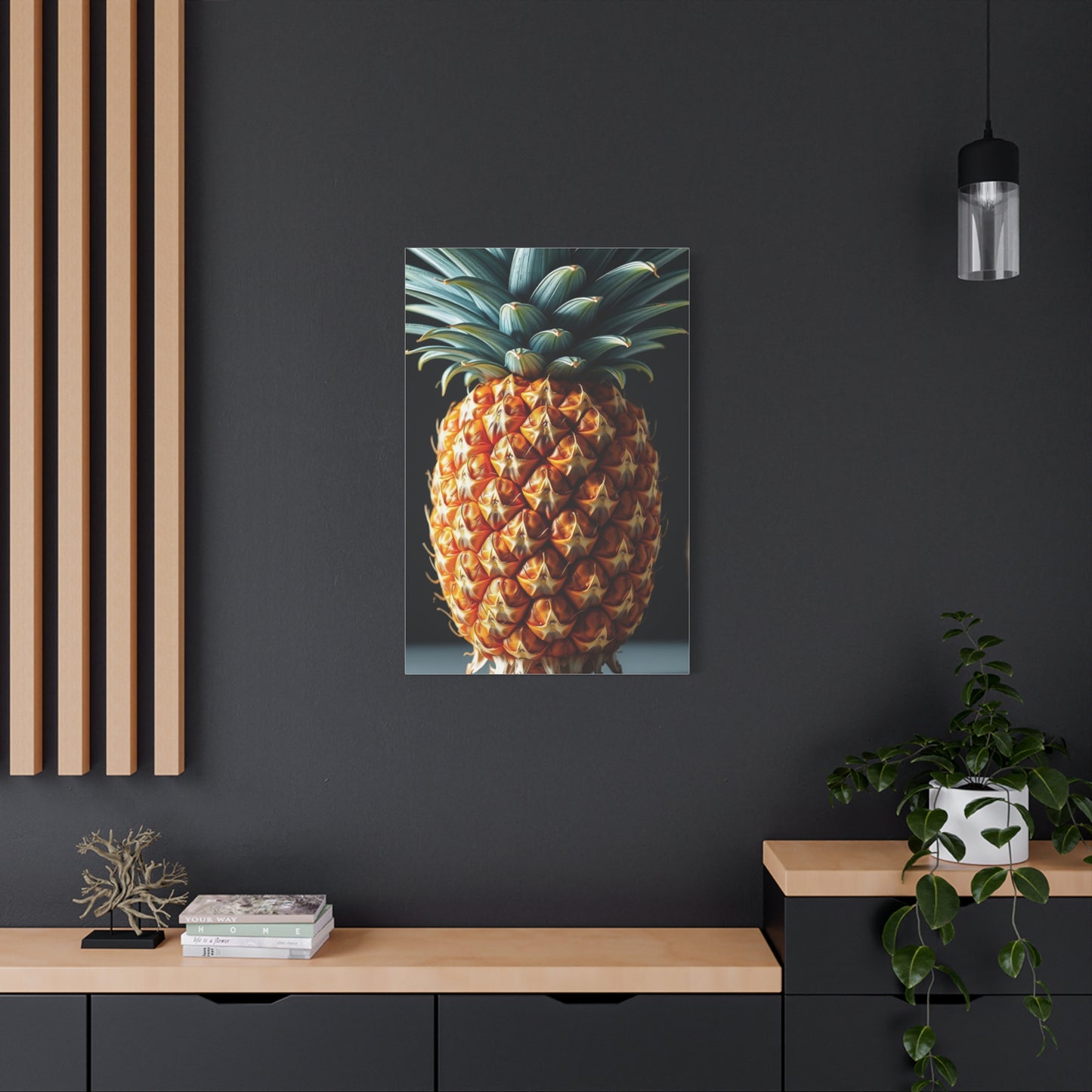 Vision Pineapple Art Art Wall Art & Canvas Print