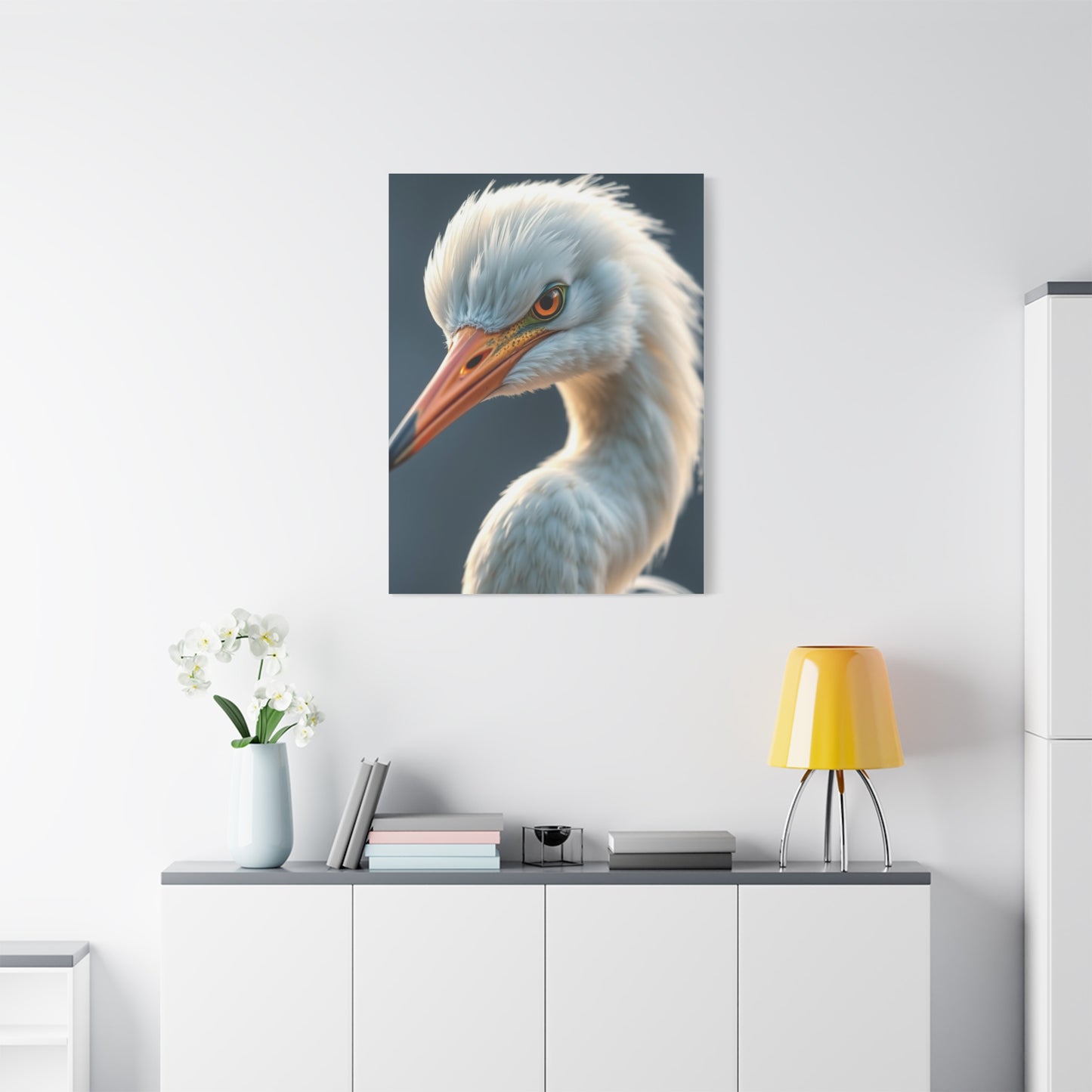 Egret Art Supreme Gallery Wall Art & Canvas Print