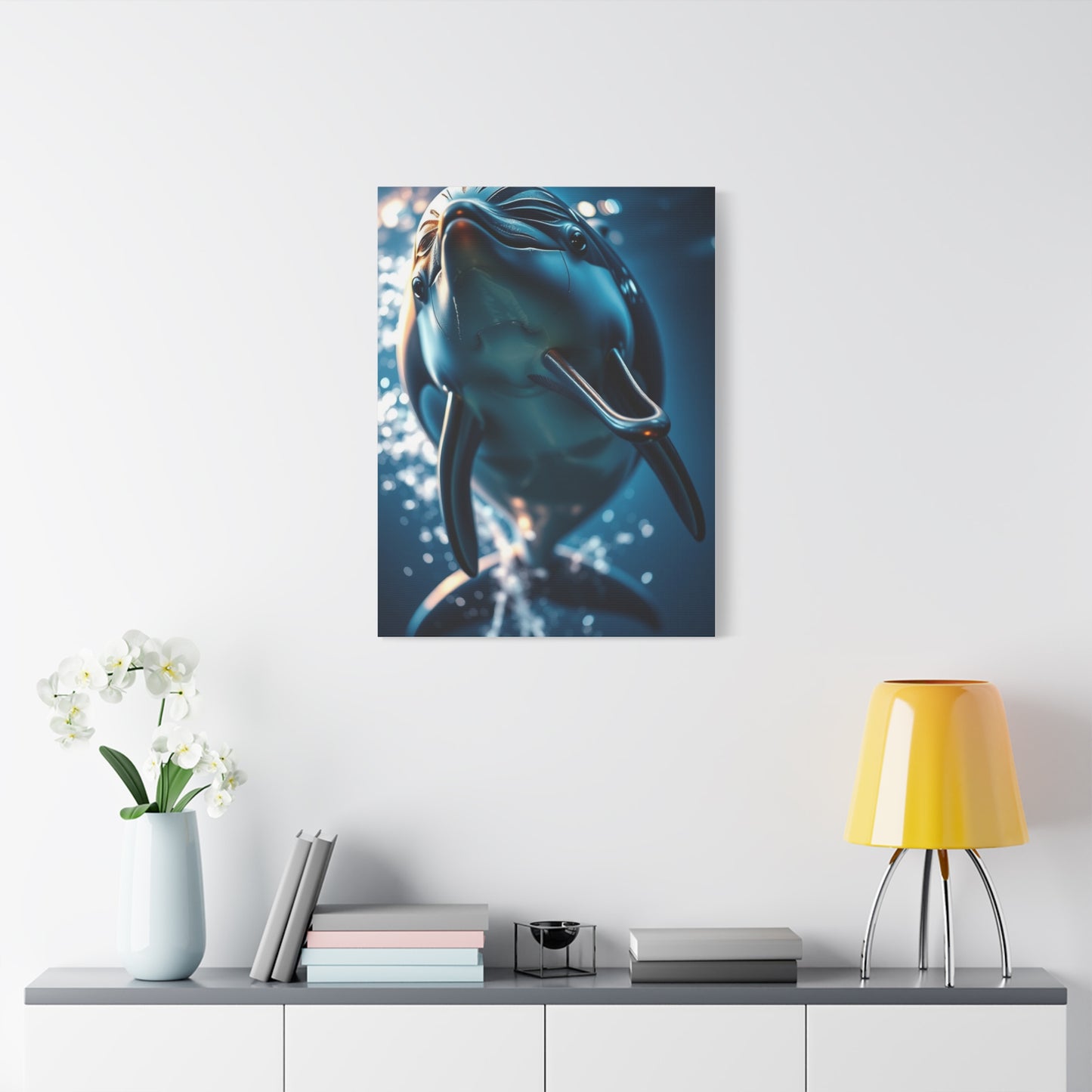 Masterpiece Dolphin Art Vision Wall Art & Canvas Print