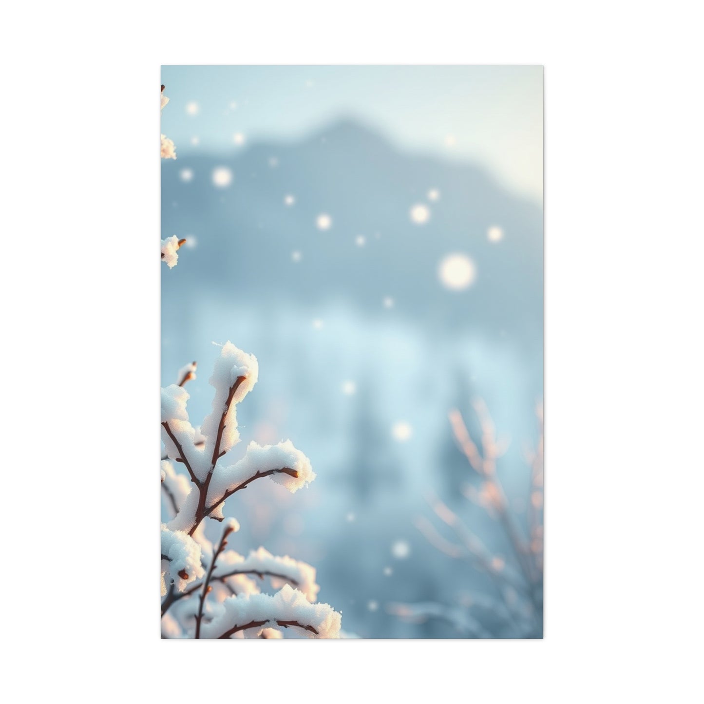Crystalline Season Canvas Wall Art & Canvas Print