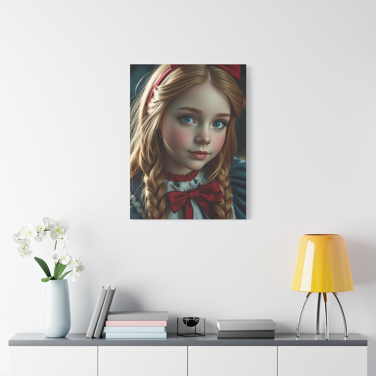 Alice In Wonderland Characters Art Artisan Canvas Wall Art & Canvas Print