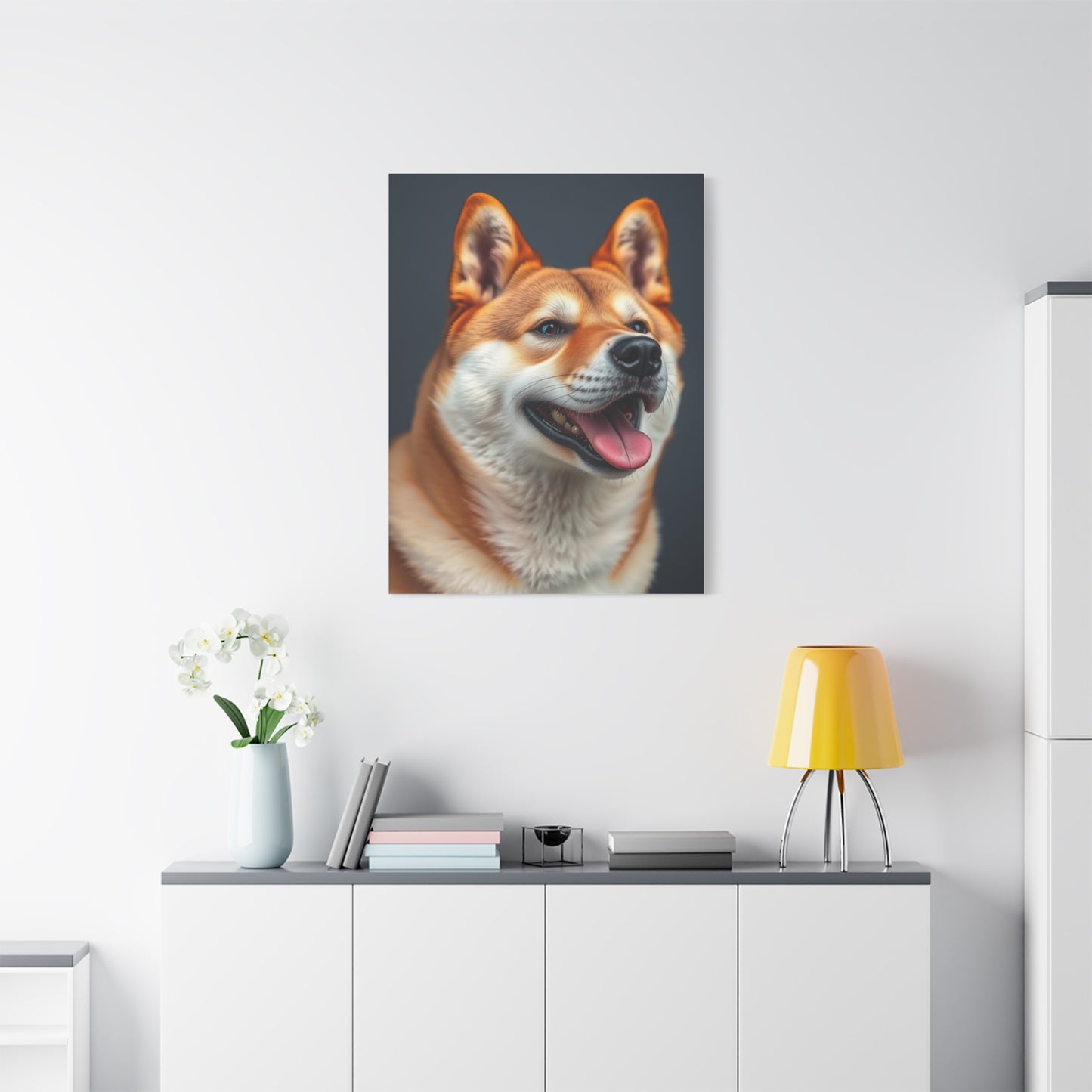 Supreme Shiba Inu Dog Art Collection Wall Art & Canvas Print