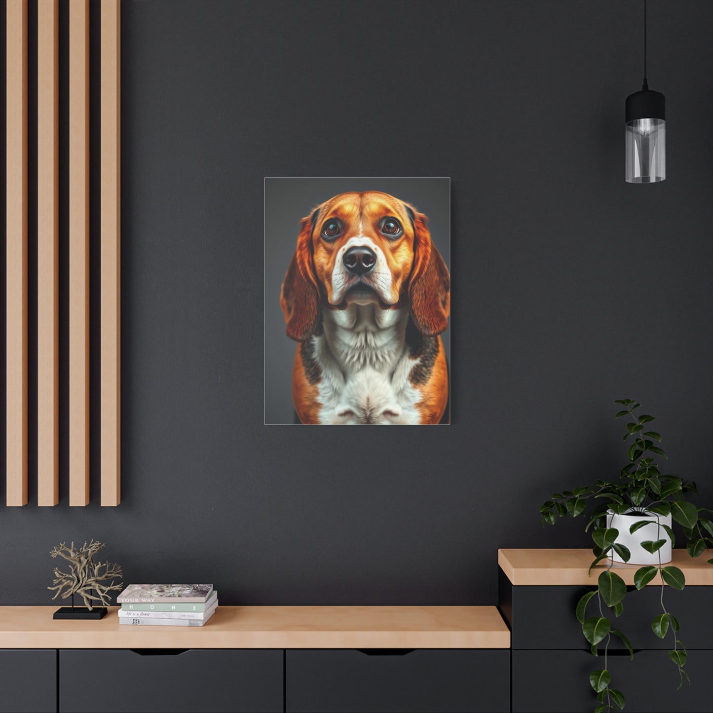 Vision Beagle Art Art Wall Art & Canvas Print