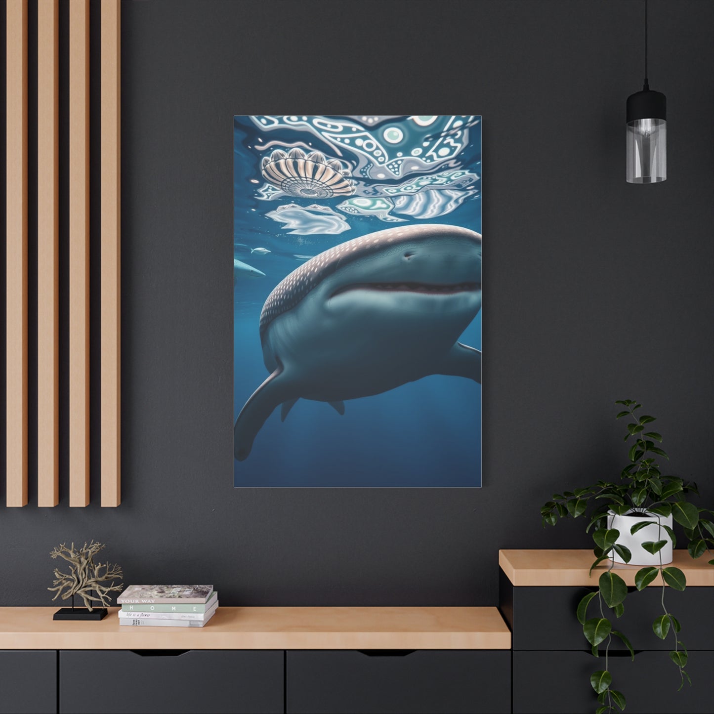 Masterpiece Whale Shark Art Vision Wall Art & Canvas Print