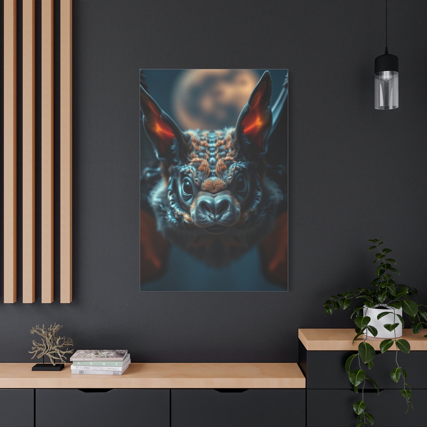 Masterpiece Bat Art Vision Wall Art & Canvas Print