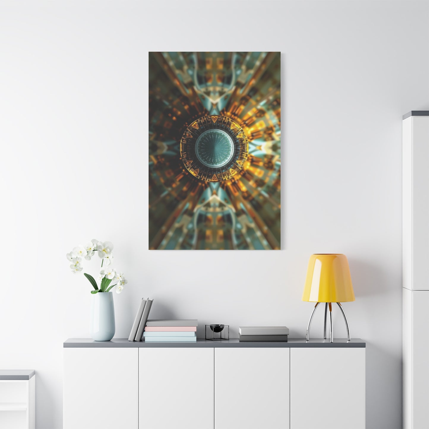 Circular Abstract Art Luxury Canvas Wall Art & Canvas Print