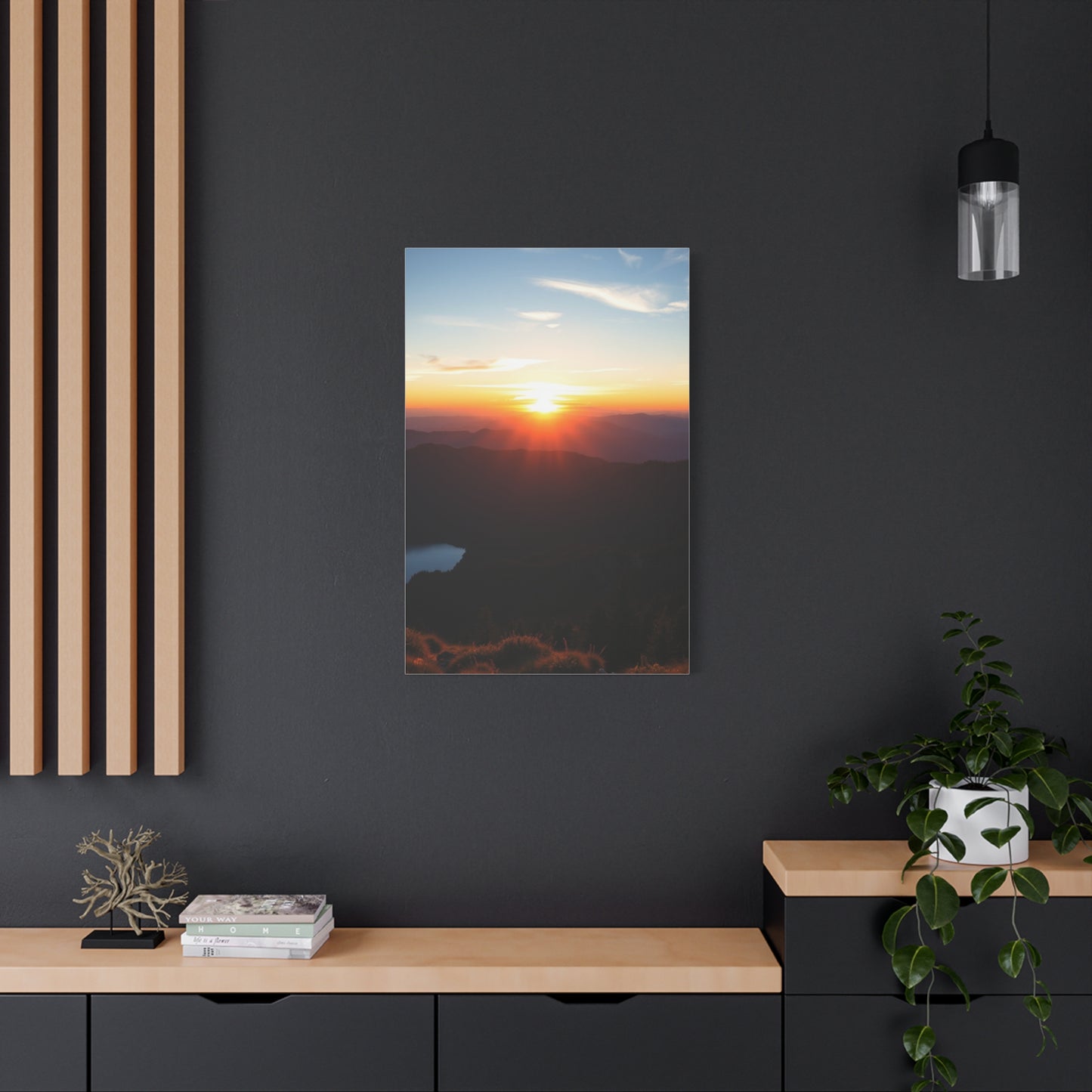 Summit Radiance: Dawn to Dusk Wall Art & Canvas Print