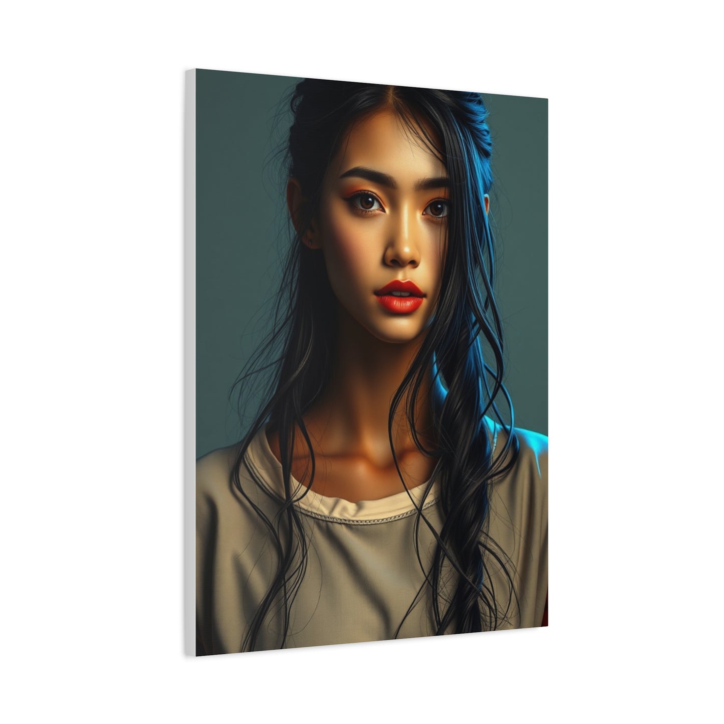 Whimsical Lady Masterpiece Wall Art & Canvas Print