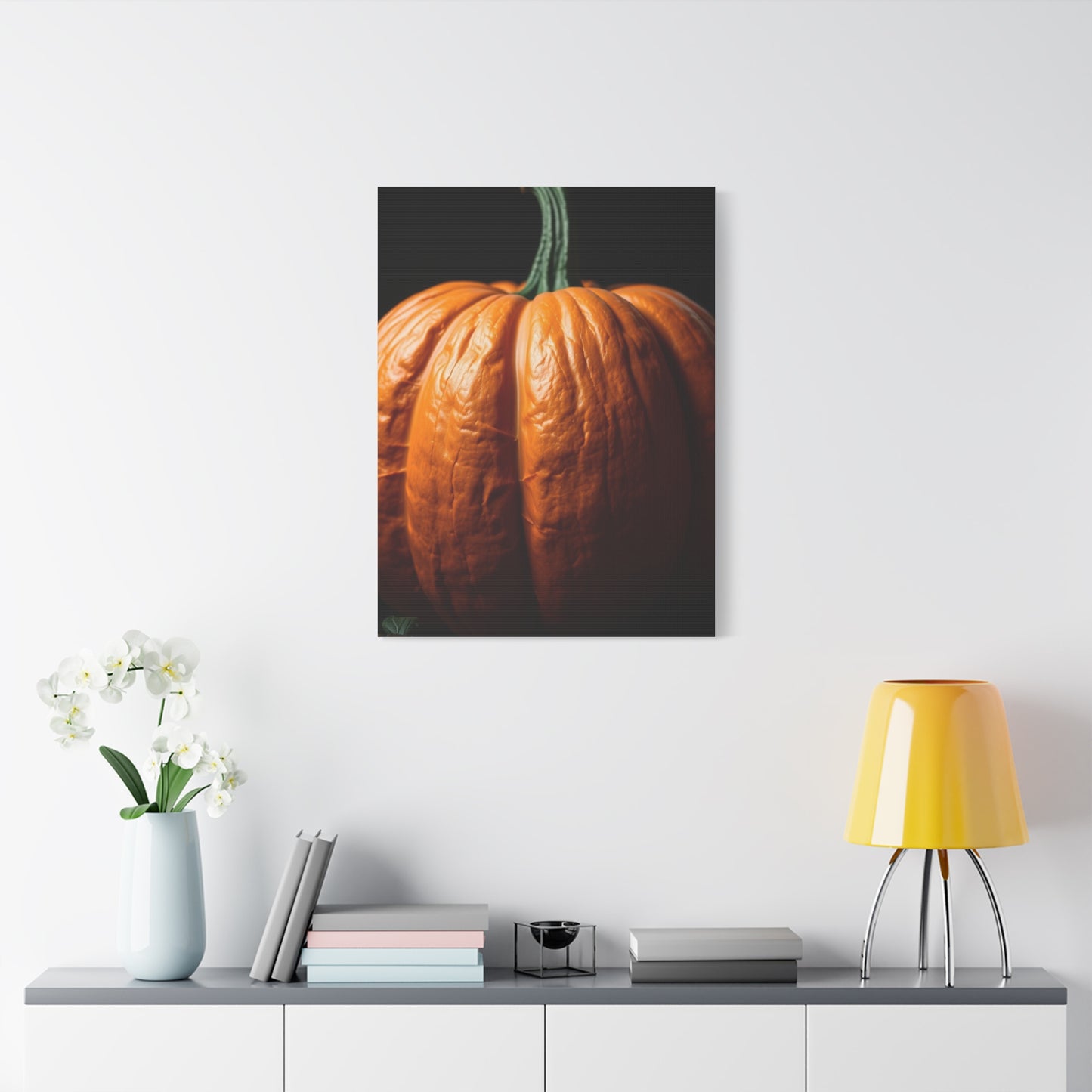 Regal Pumpkin Panorama wall art & canvas print