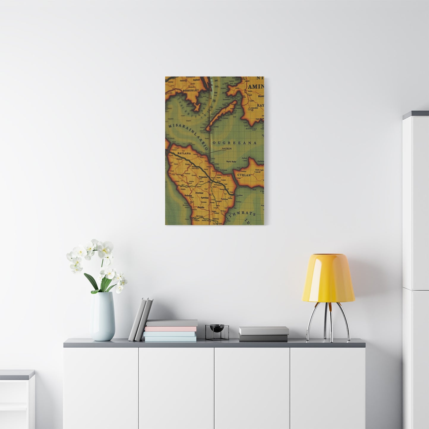 Antique Maps Art Supreme Gallery Wall Art & Canvas Print