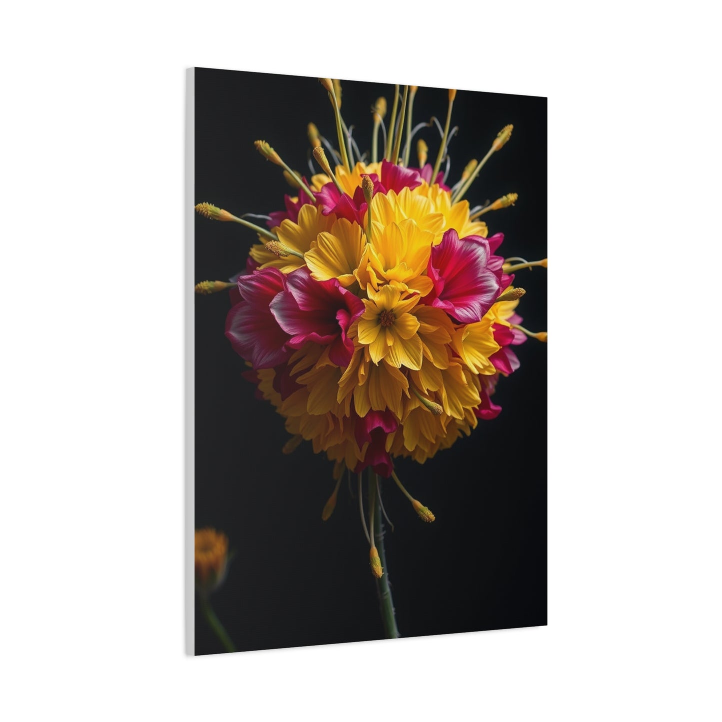 Floral Majesty Portrait Wall Art & Canvas Print